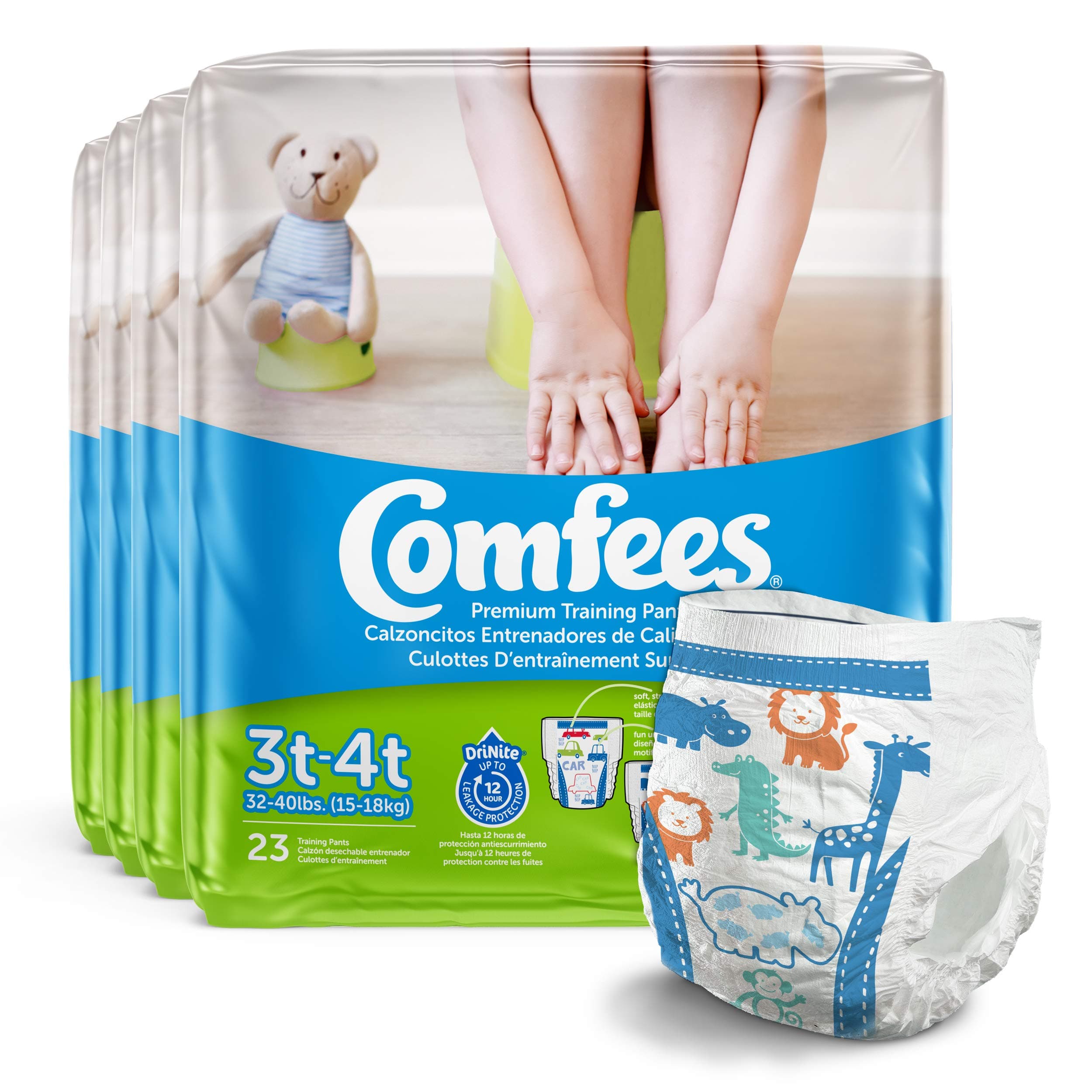 Comfees Boy Training Pants - Size 3T-4T