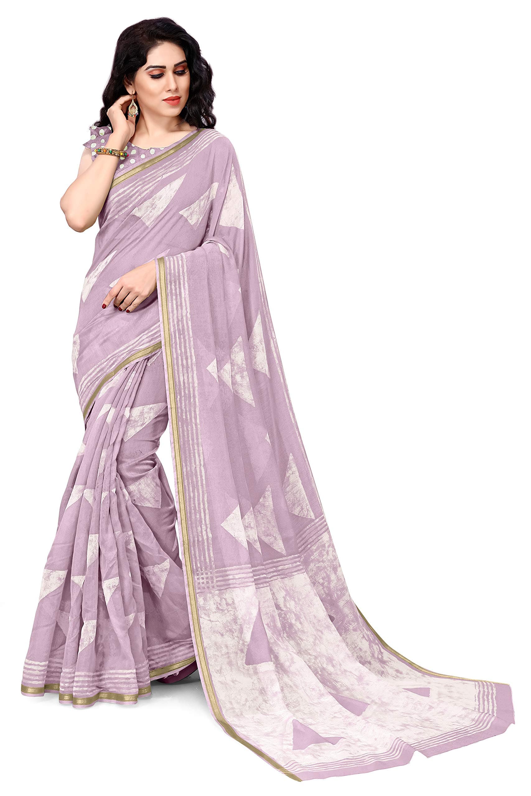Shibori Dyed Printed Saree