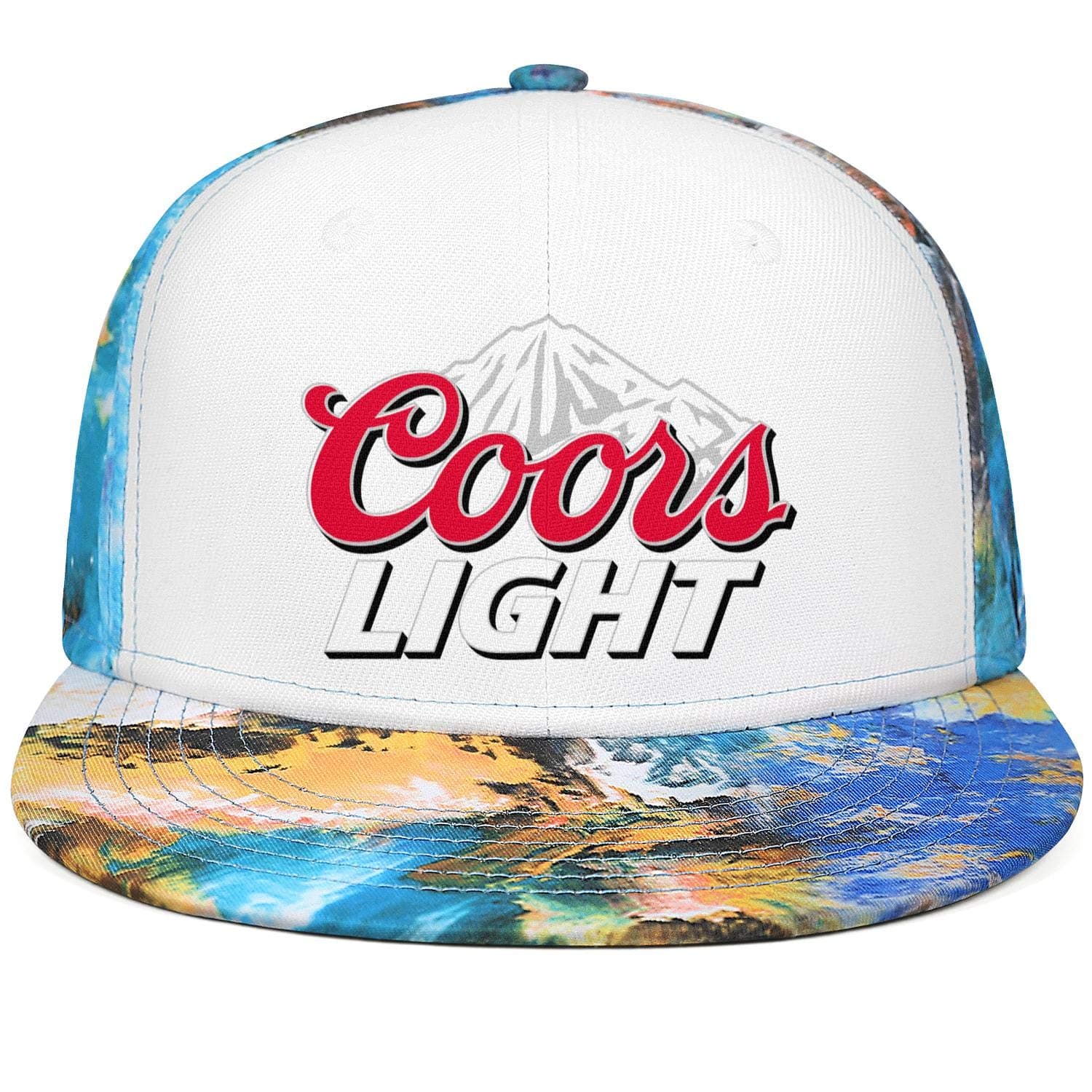 iorty rtty Caps Adjustable Pattern coors-Light-Logo- Designer Strapback Hat