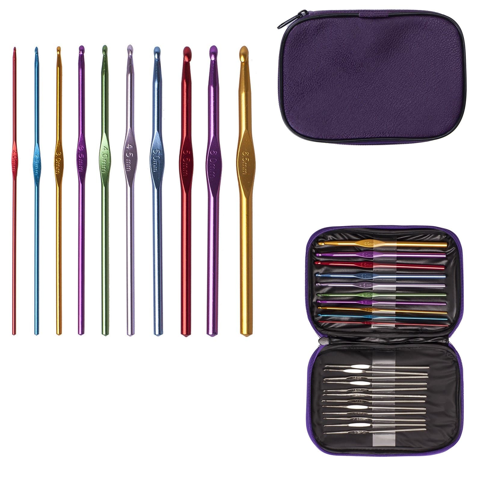 Crochet Hooks Needles Knitting Knitting Set 22 Pcs
