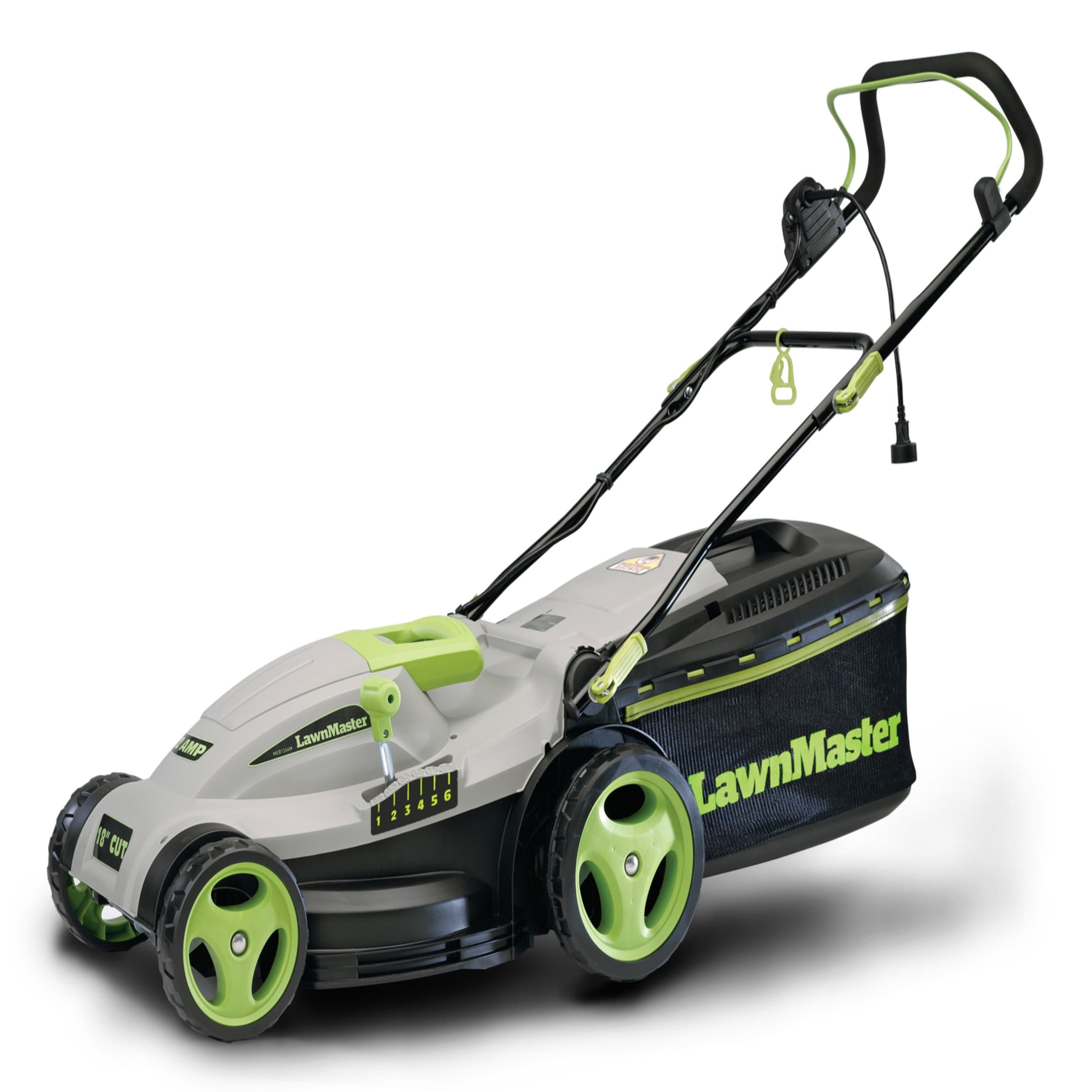 Black Loop Style Electric Mulching Lawn Mower 10-Amp