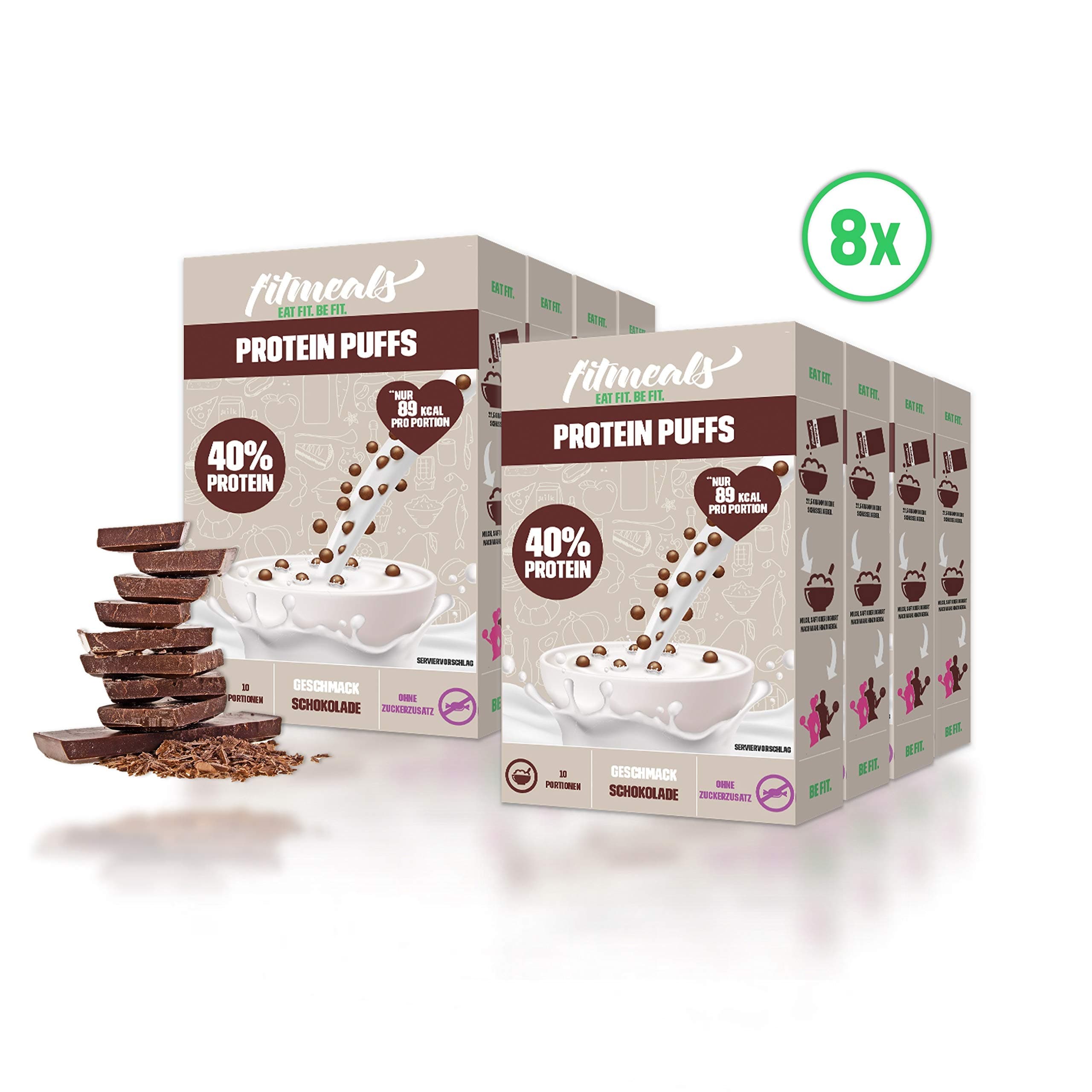 Fitmeals Protein Puffs, Chocolate