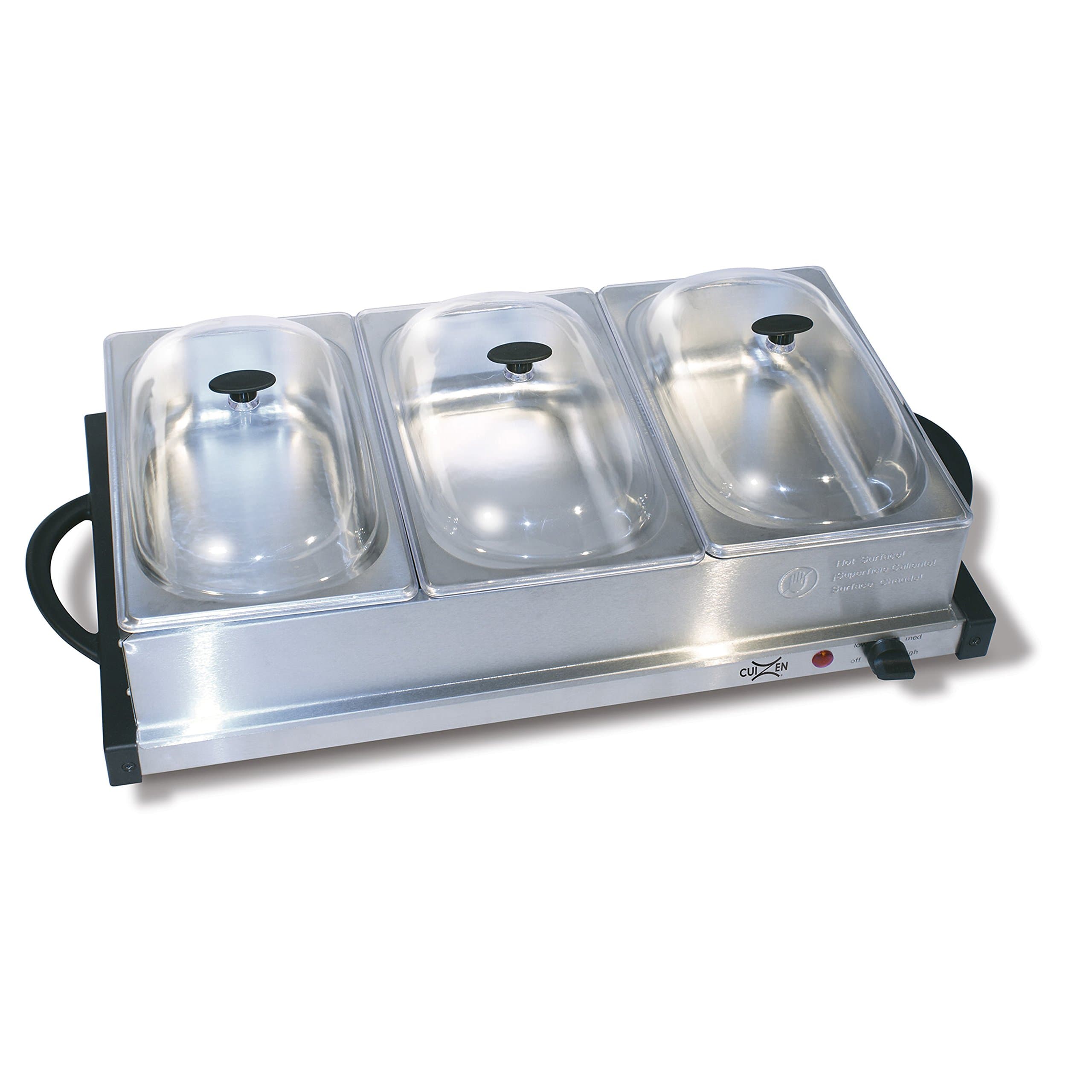 CuiZen CBS-2325 Buffet Server and Warming Tray, 7.5-Quart