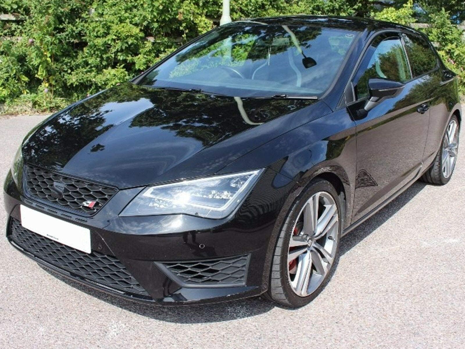 Heko Wind Deflectors Tinted Front Window Rain Guards 2pc Set for Seat Leon (2013 on) [3 Door] VY24807