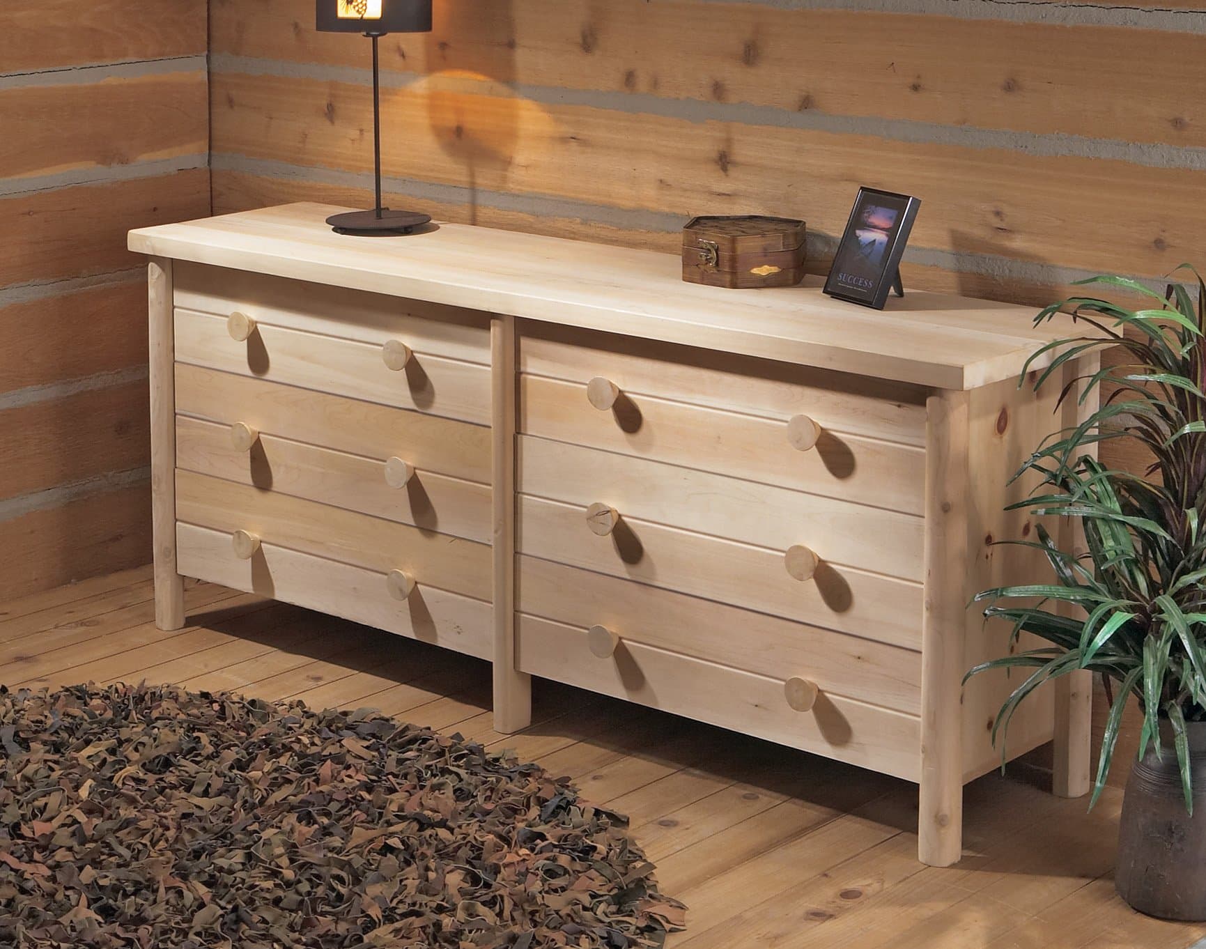 Rustic Warehouse Six Drawer Dresser