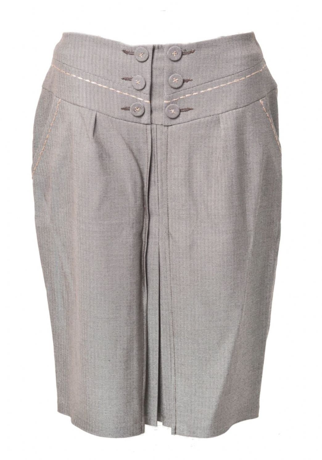 Kenzel Grey Formal Skirt M79
