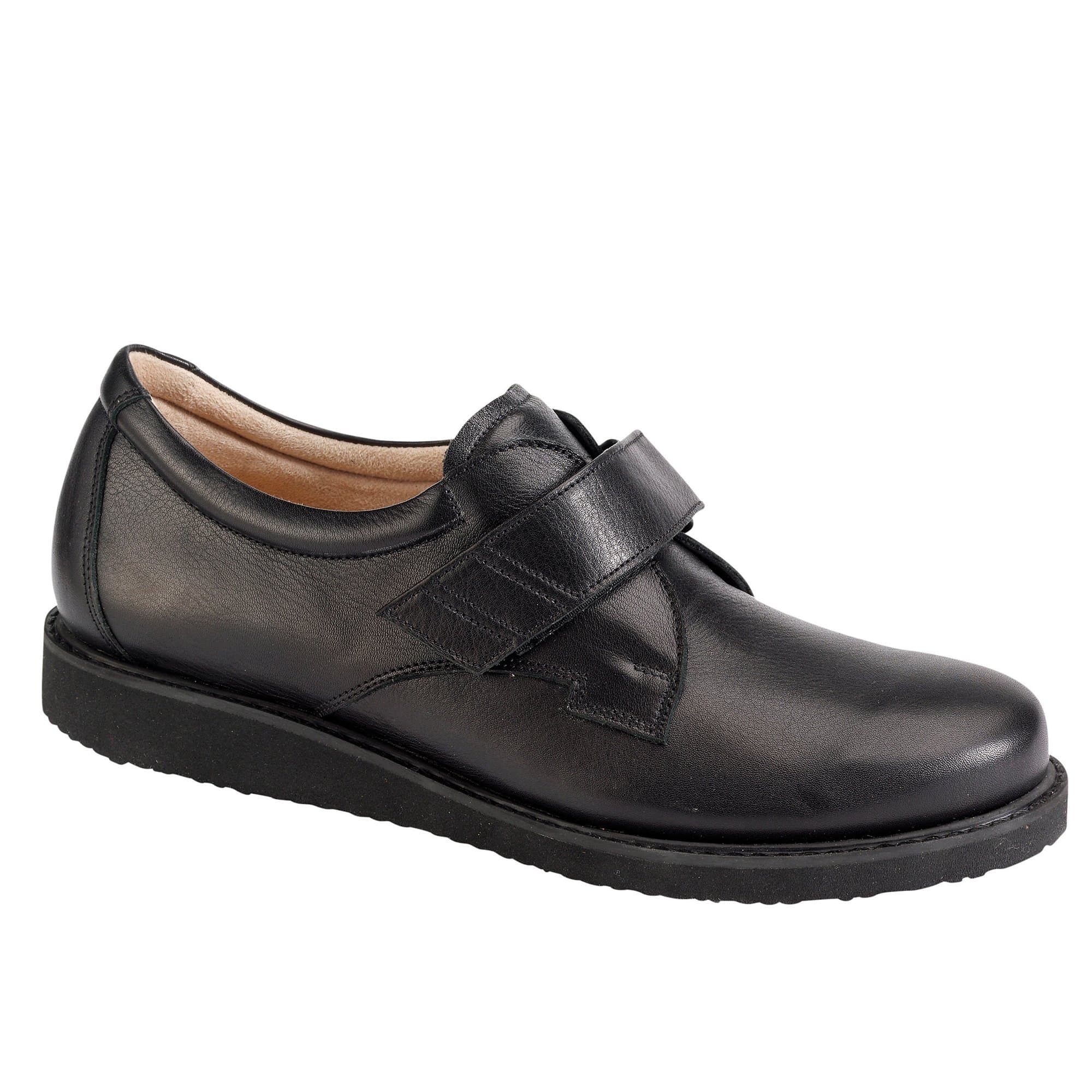 diabetic shoes leather velcro