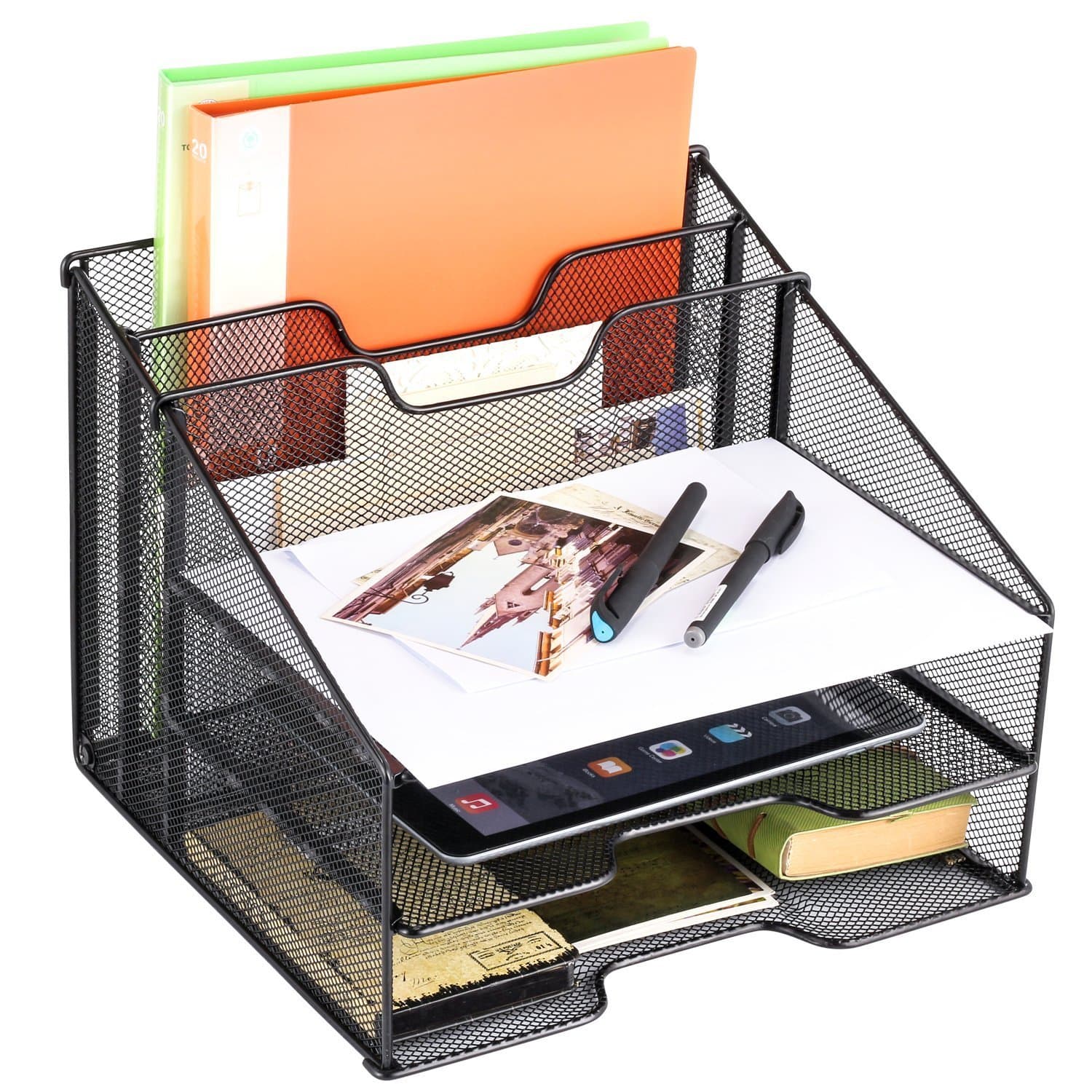 Athlen Desktop File Organizer - Black