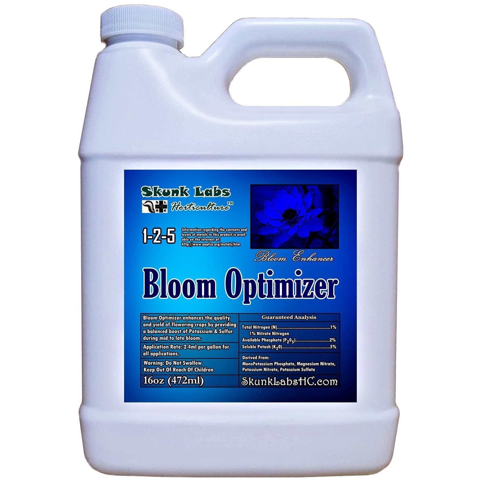 Skunk Labs Bloom Optimizer Bloom Enhancer / Bloom Booster 16oz Big Bud - Big Bloom - Liquid Kool Bloom