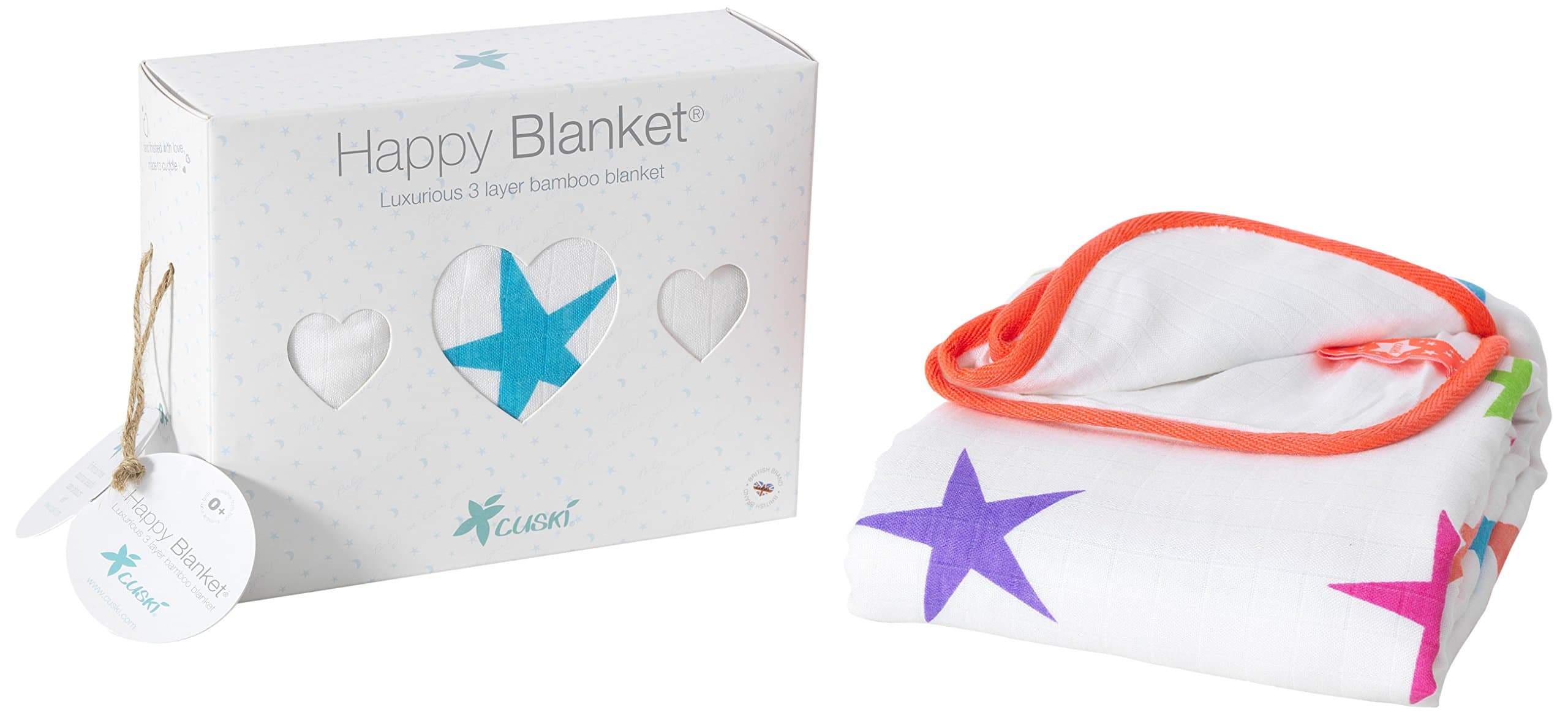 Cuski Bamboo Happy Blanket (Rock Stars)