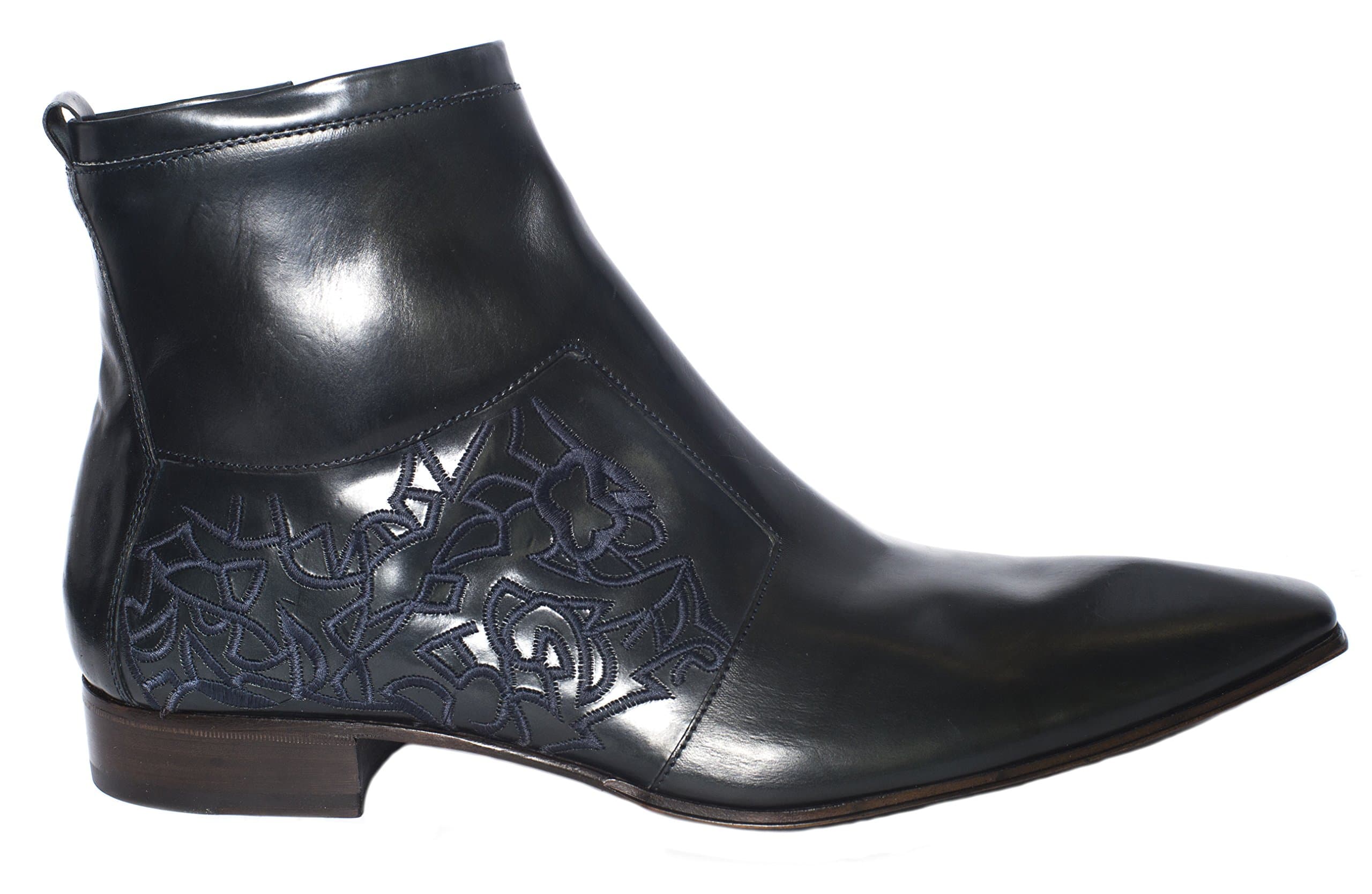 Jo Ghost 3476 Black Leather Ankle Boots