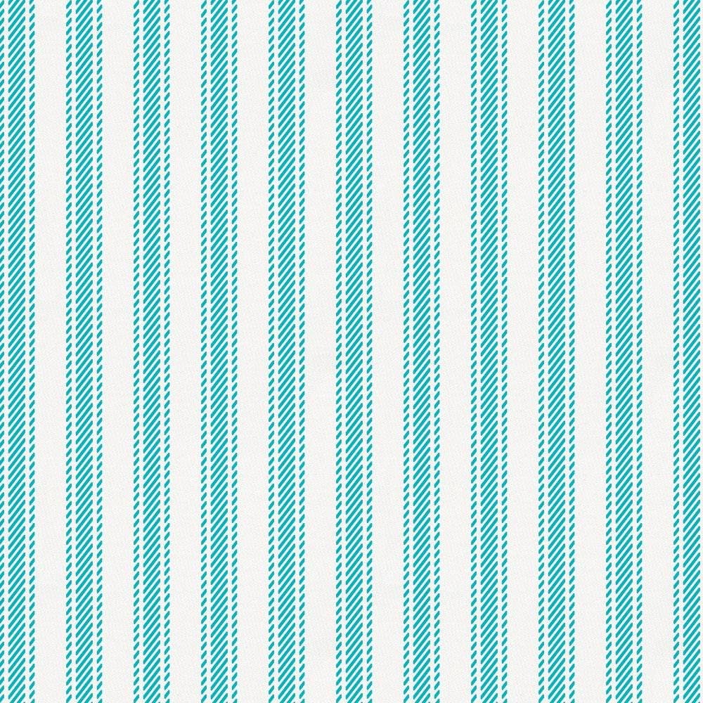 Carousel Designs Teal Ticking Stripe Fabric