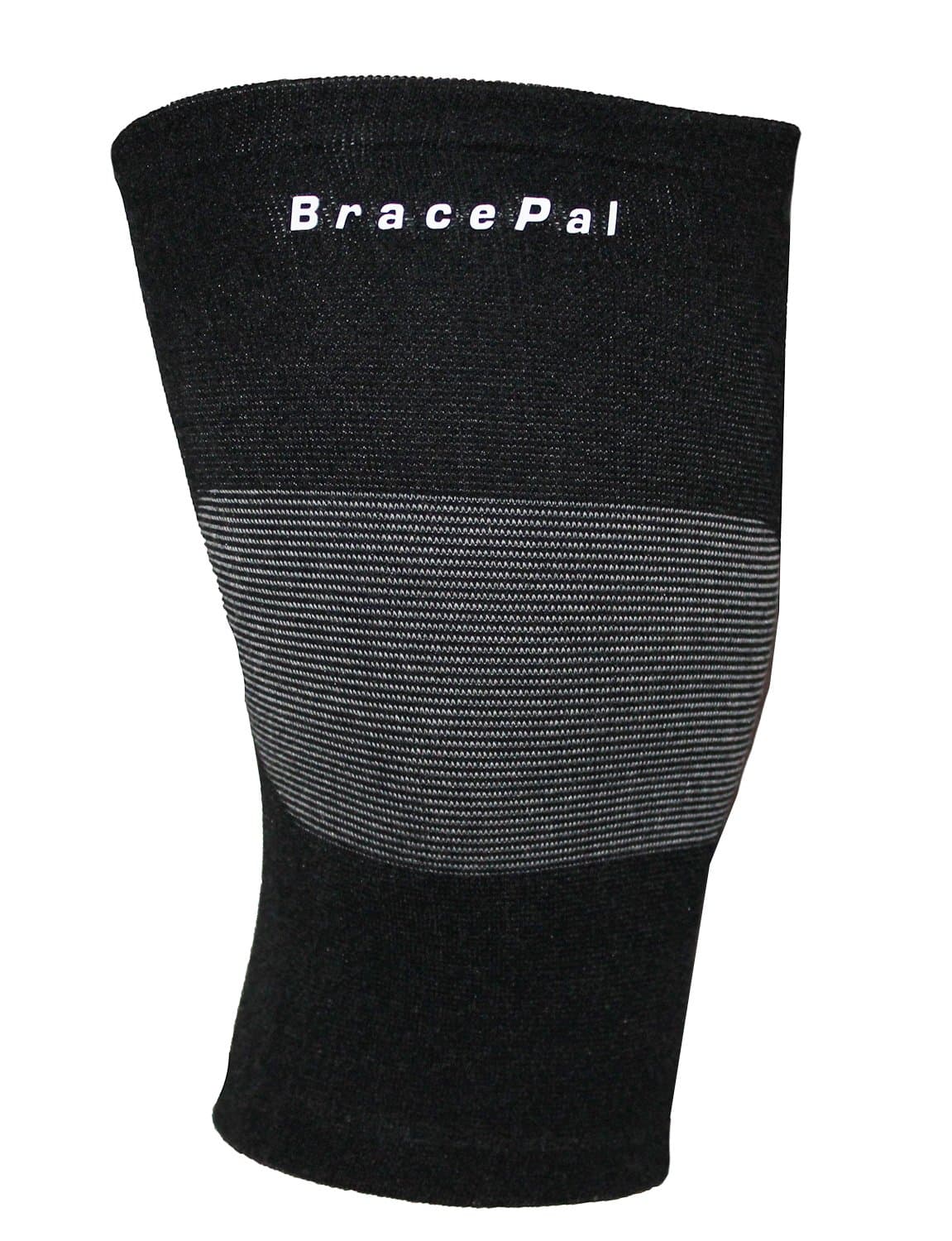 Knee Compression Support Sleeve by BracePal For Fast Pain Relief & Injury Prevention (Small, Black)
