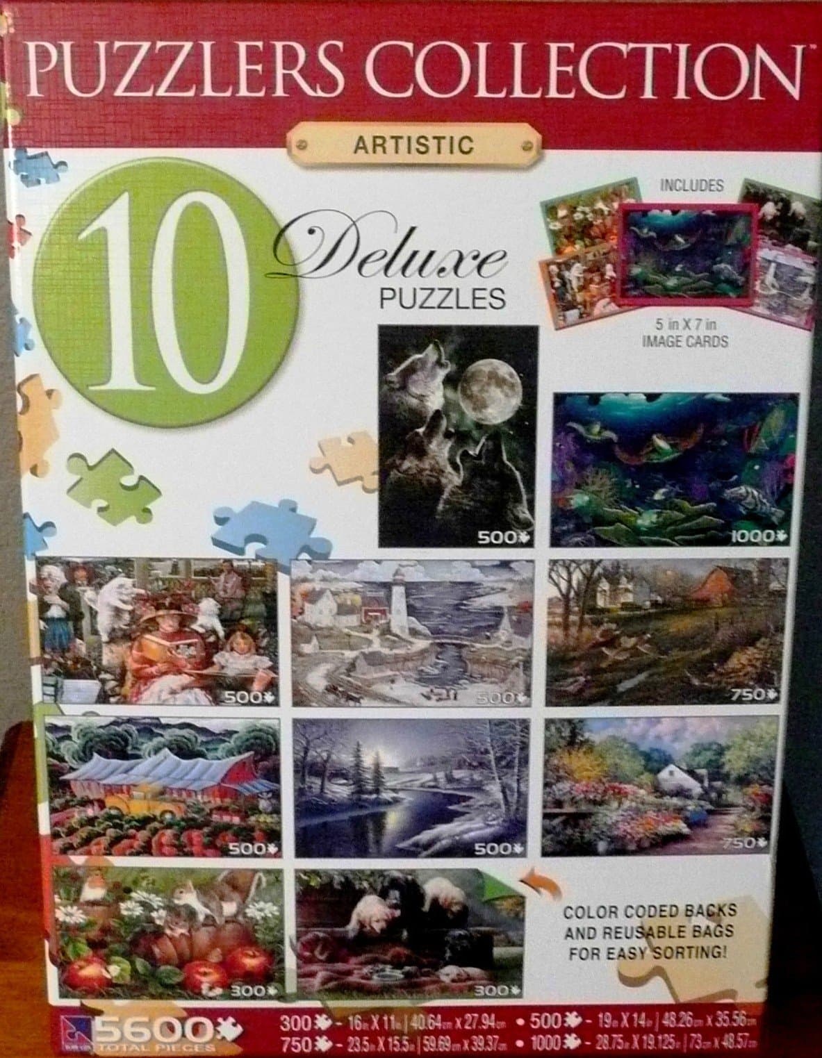 Puzzlers Collection 10 Artistic Deluxe Puzzles
