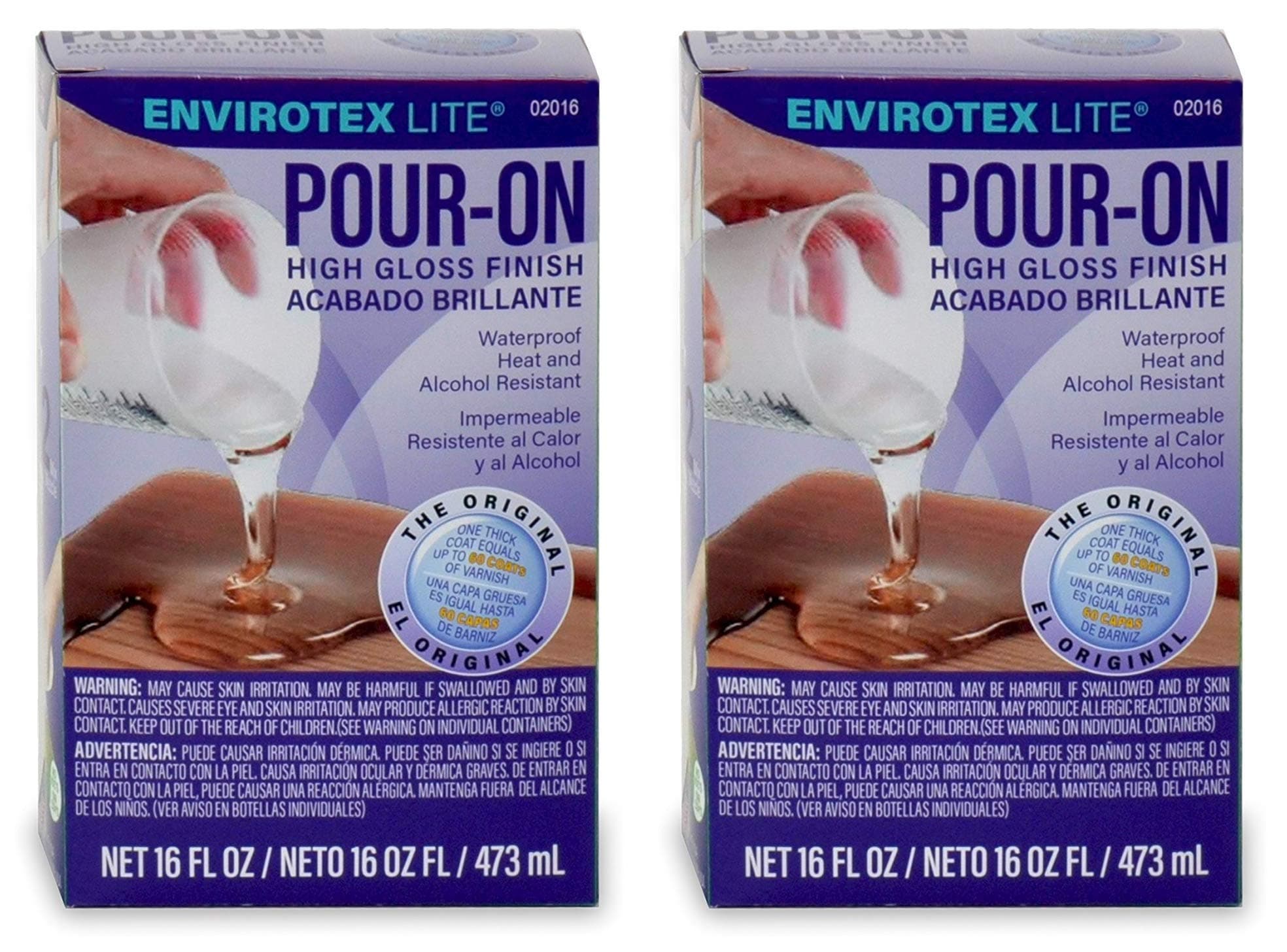 Environmental Technology 16-Ounce Kit Lite Pour-On, High Gloss Finish (2016) (Тwо Расk)