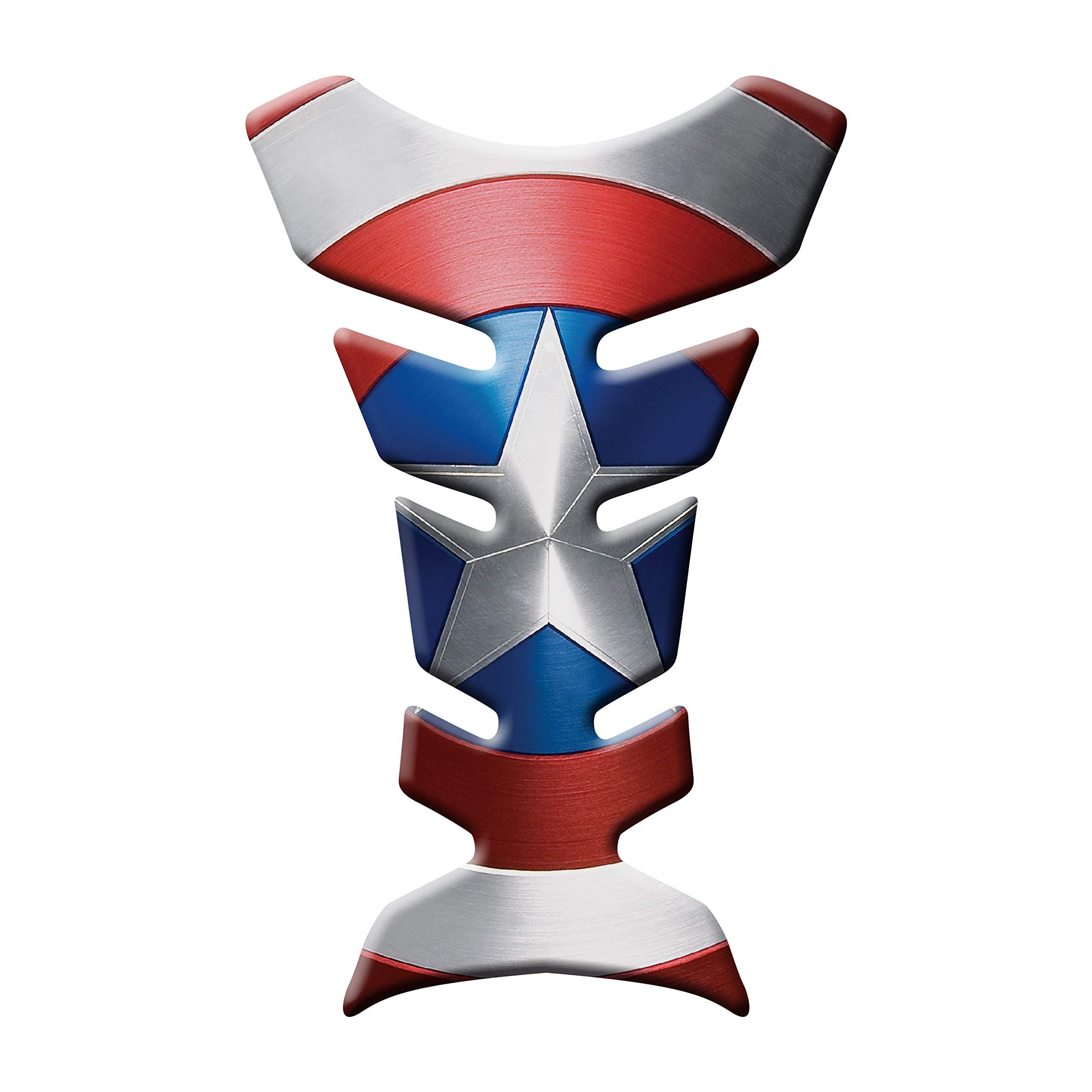 MOTORCYCLE TANK PROTECTOR PAD CAPTAIN AMERICA - UNIVERSAL