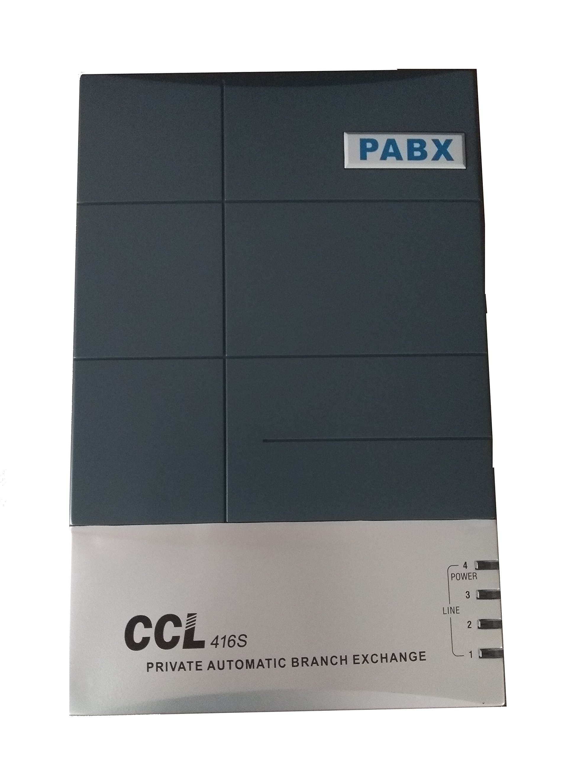 NAVKAR SYSTEMS EPABX CCL 416 4 Line-in 16 Intercom Extensions System (Black)