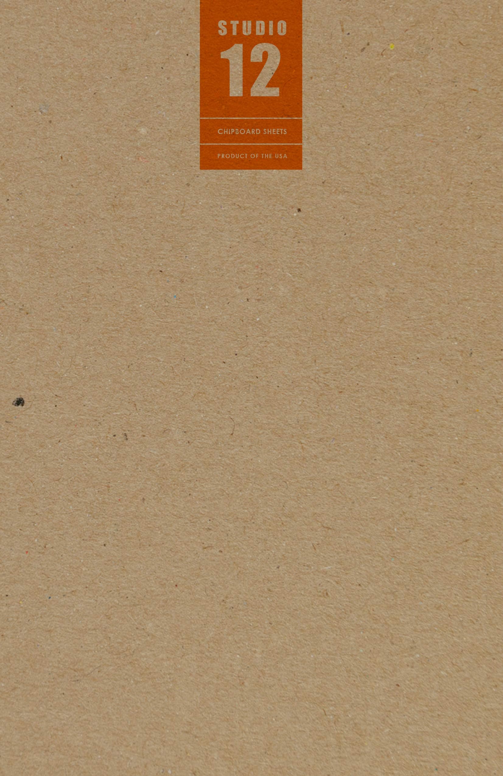 Studio 12 Chipboard Sheets. Kraft Brown. Great for Creative Projects and Protecting Valuable Photos and documents. (11" x 17" Sheets) (25 Sheets)