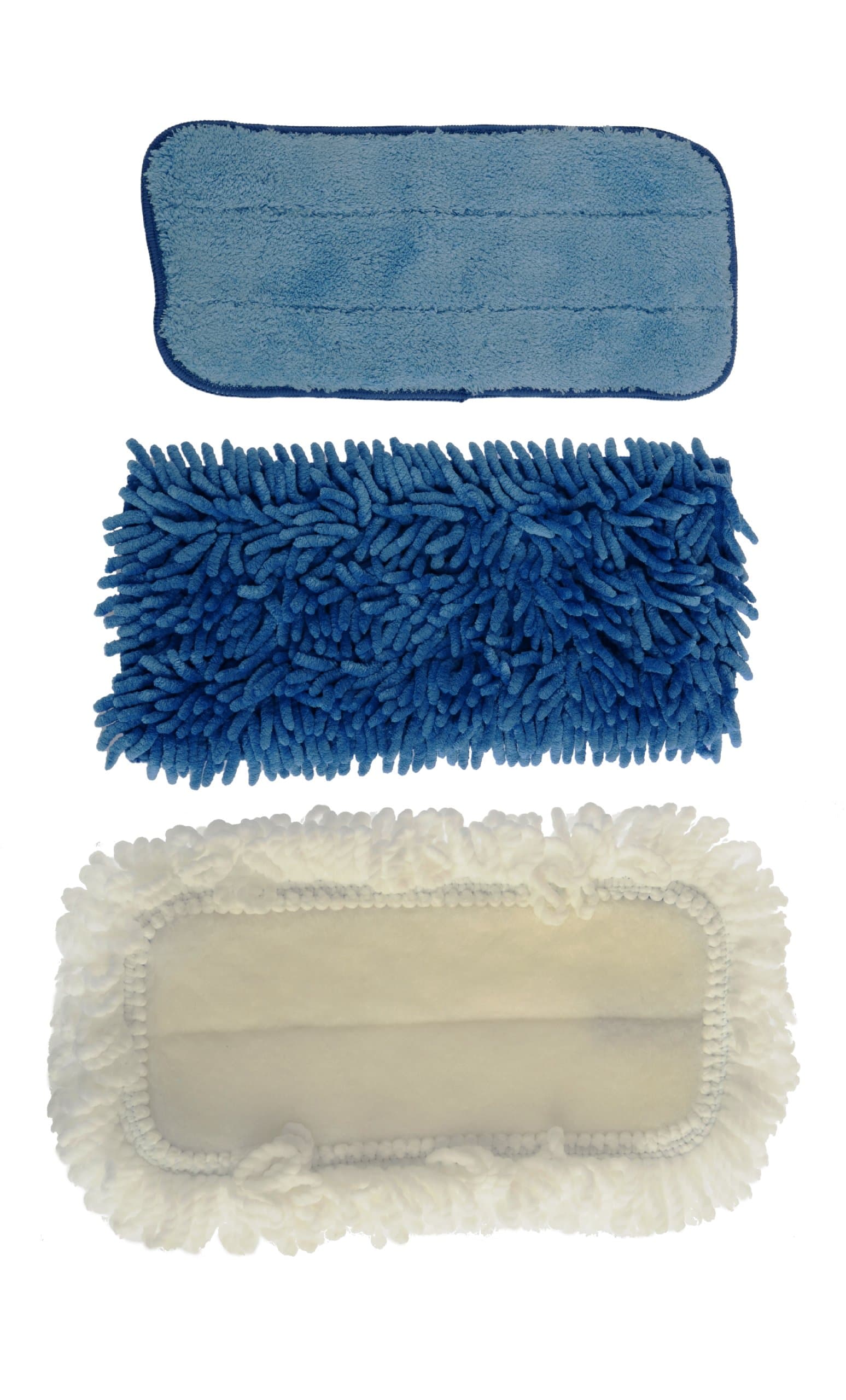 Starfiber Scrubbydoo Mini Compact Mop Microfiber Refill Variety Pack (3 Assorted Pads)