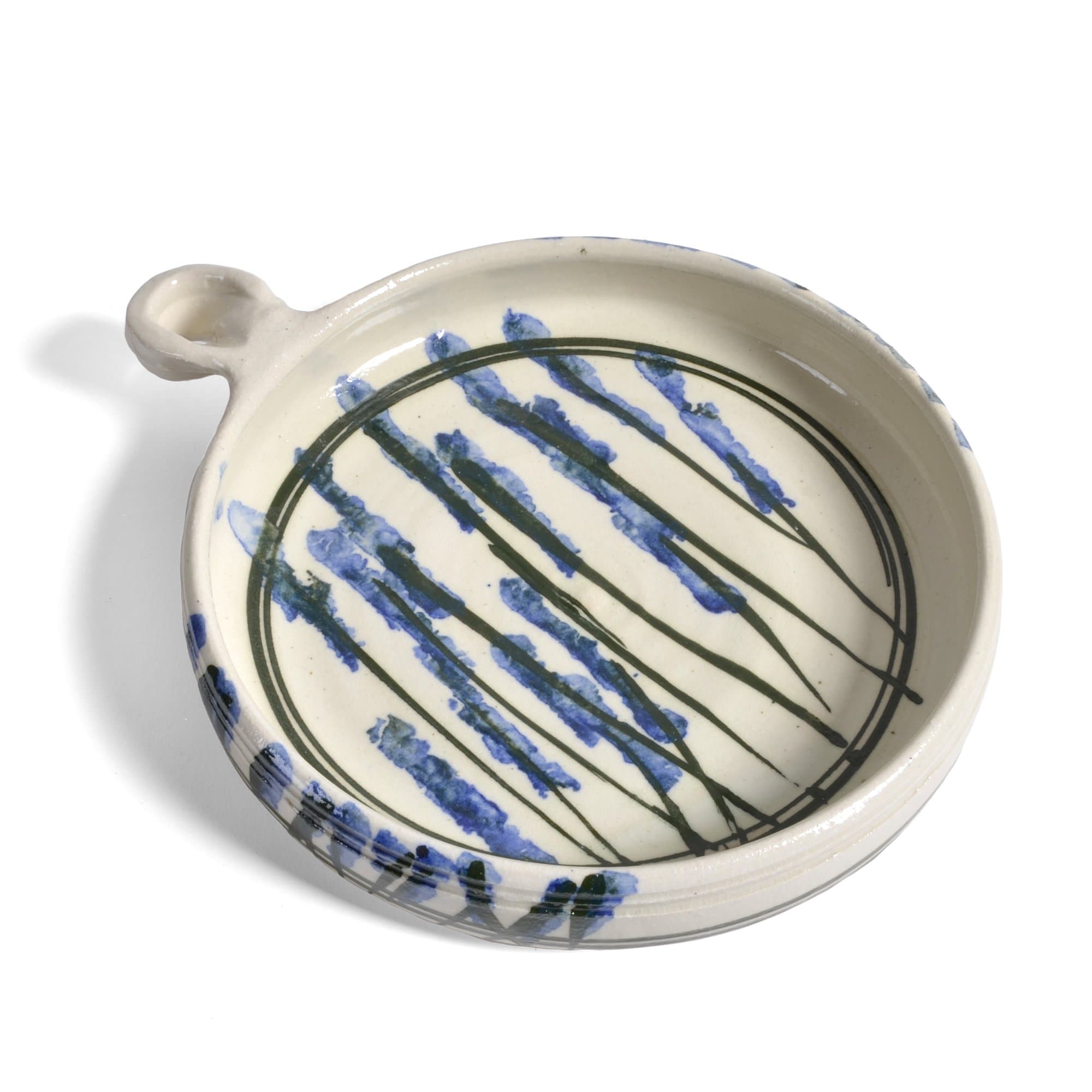 Holman Pottery Nacho Plate, Wildflower