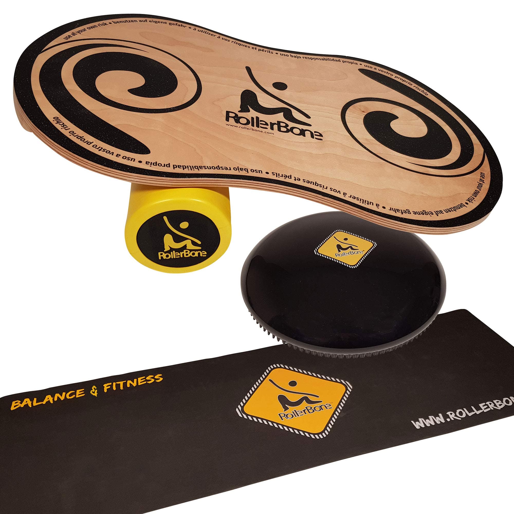 RollerBone 1.0 Classic Set + Softpad + Carpet/Balance Board