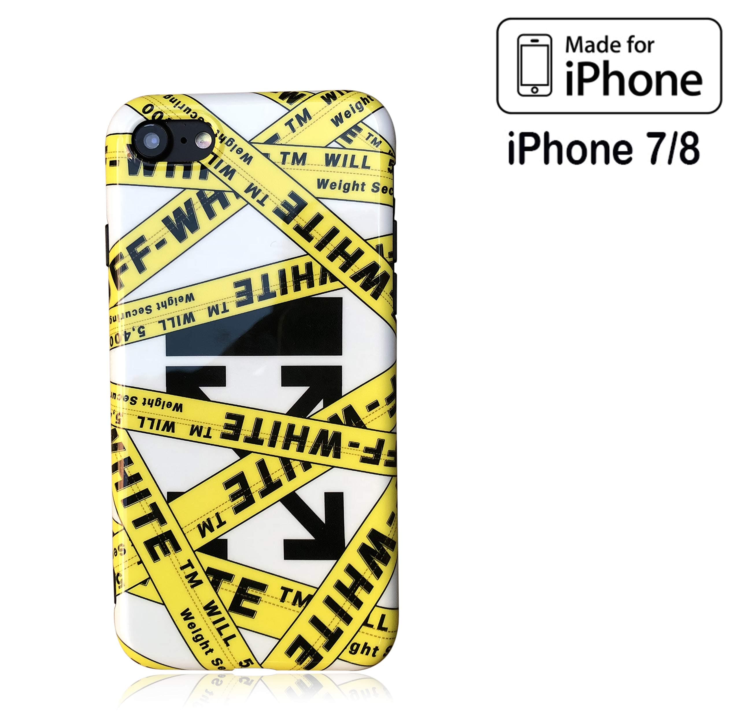 KIKO LTD iPhone 7/8 Case, TPU Flexible Protective Luxury Urban Streetwear Designer, Ultra Thin Slim Shock Proof Cover/Bumper/Skin/Cushion Compatible with 4.7" Apple iPhone 7/8