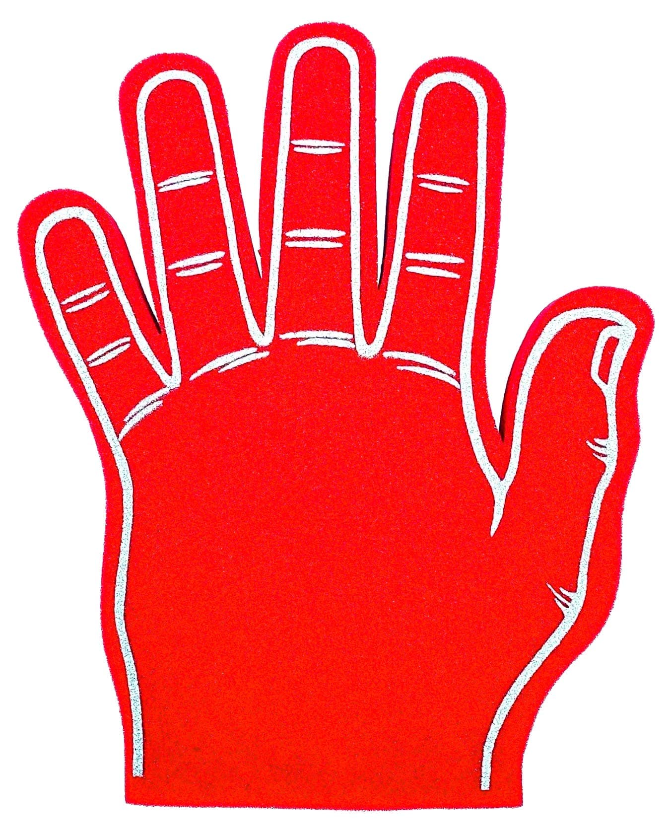 Giant Foam Hand, Red