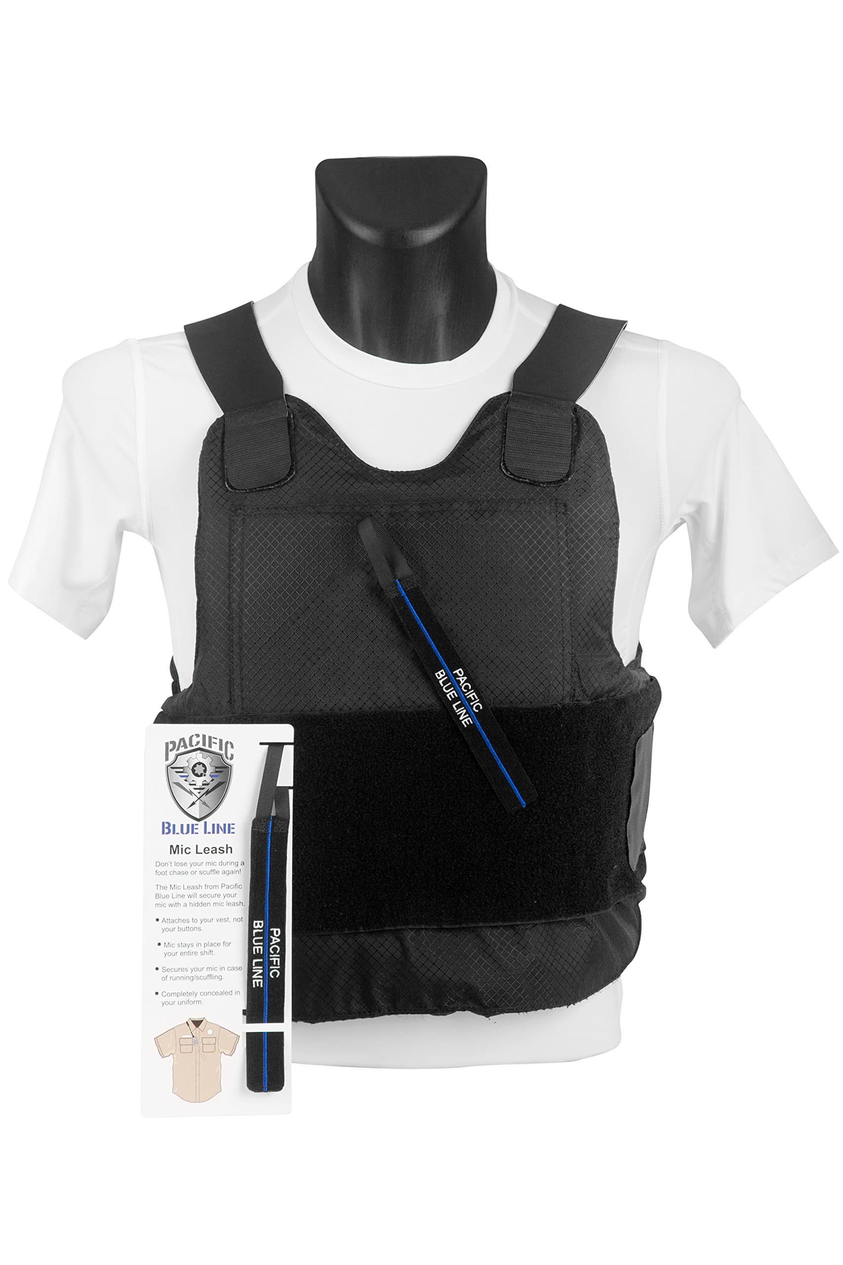 Tactical Mic Leash (Long) - Mic Loop Keeps Lapel Mic in Place for Police/Law Enforcement Radio