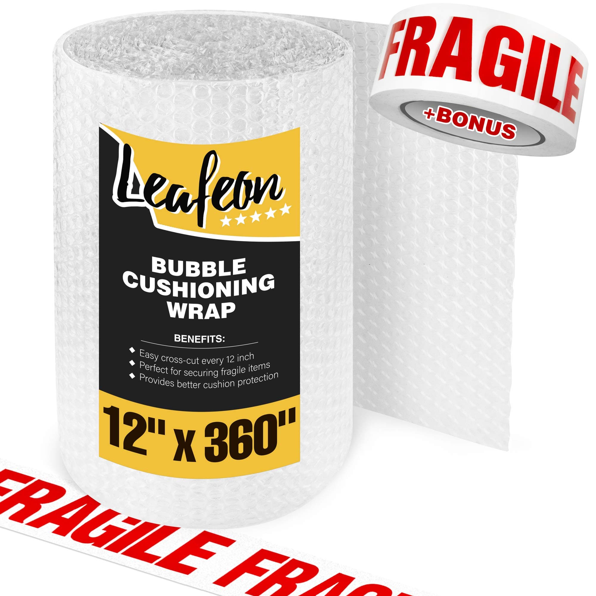 Bubble Cushioning Wrap Roll 30 cm x 9 m (12'' x 360'') for Moving Packing and Shipping – Bubble Cushioning Wrap is like Foam Sheets & Moving Paper Roll – Bubble Packing Wrap for Moving & Packing Boxes