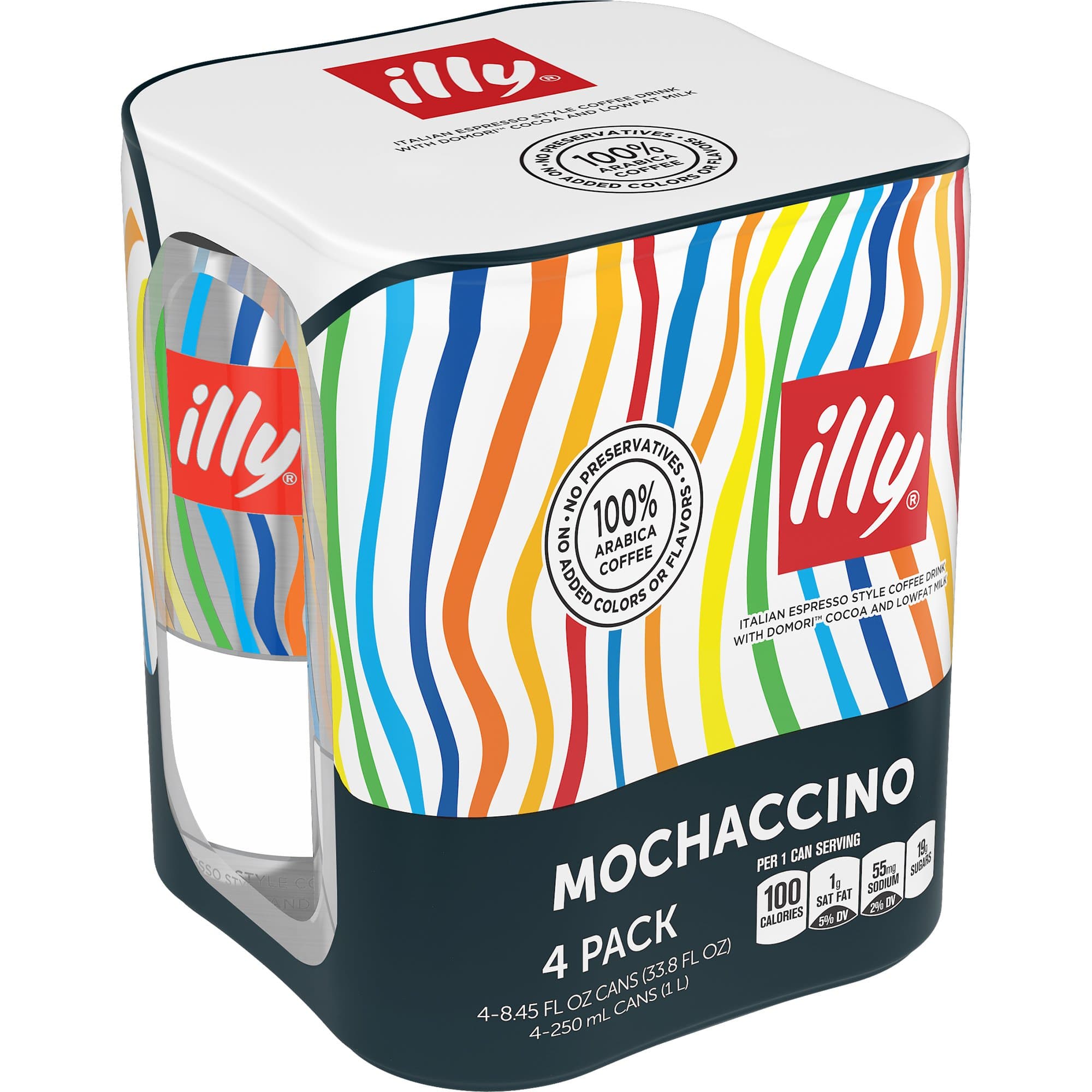 illy Mochaccino, 8.45 fl oz, 4 Pack