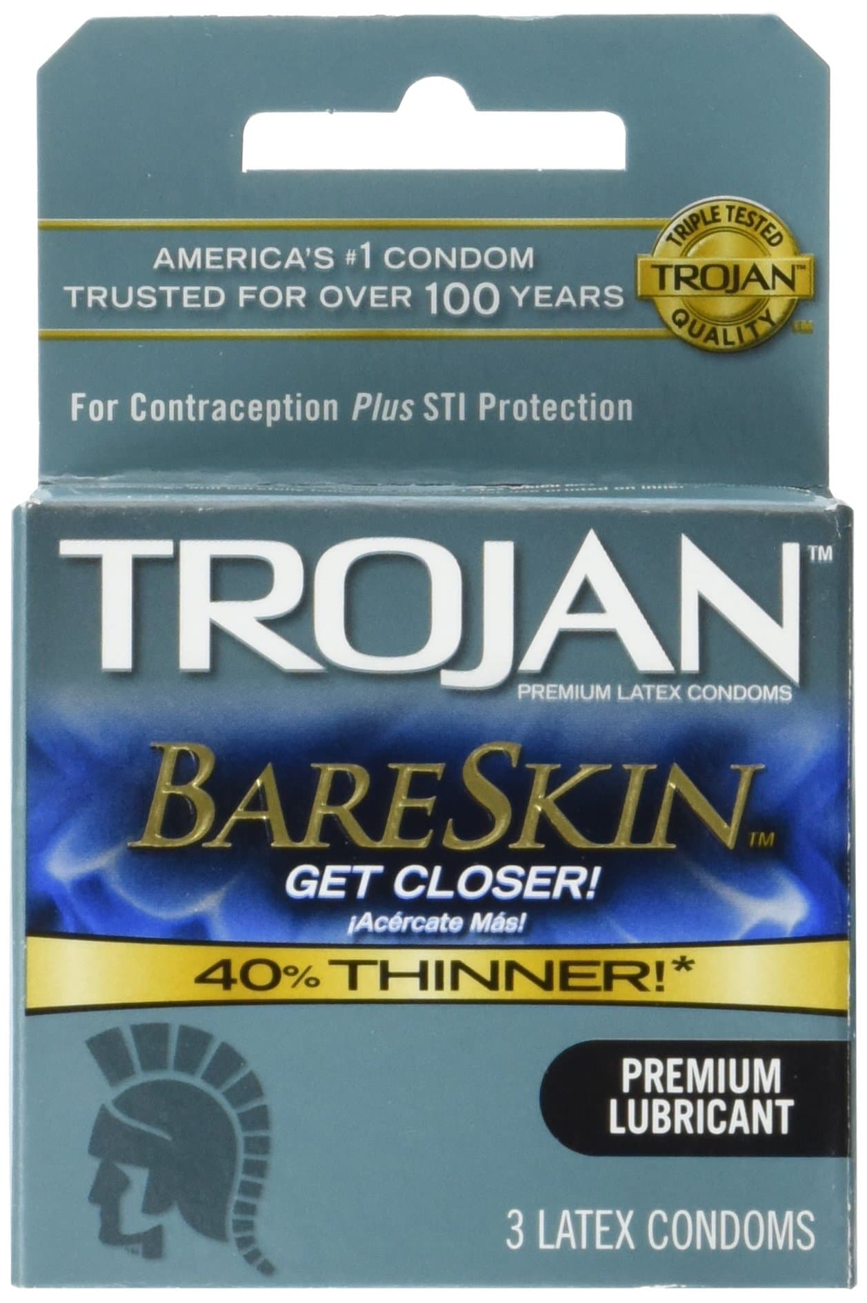 Trojan Condoms Sensitivity Bareskin, 10 Count