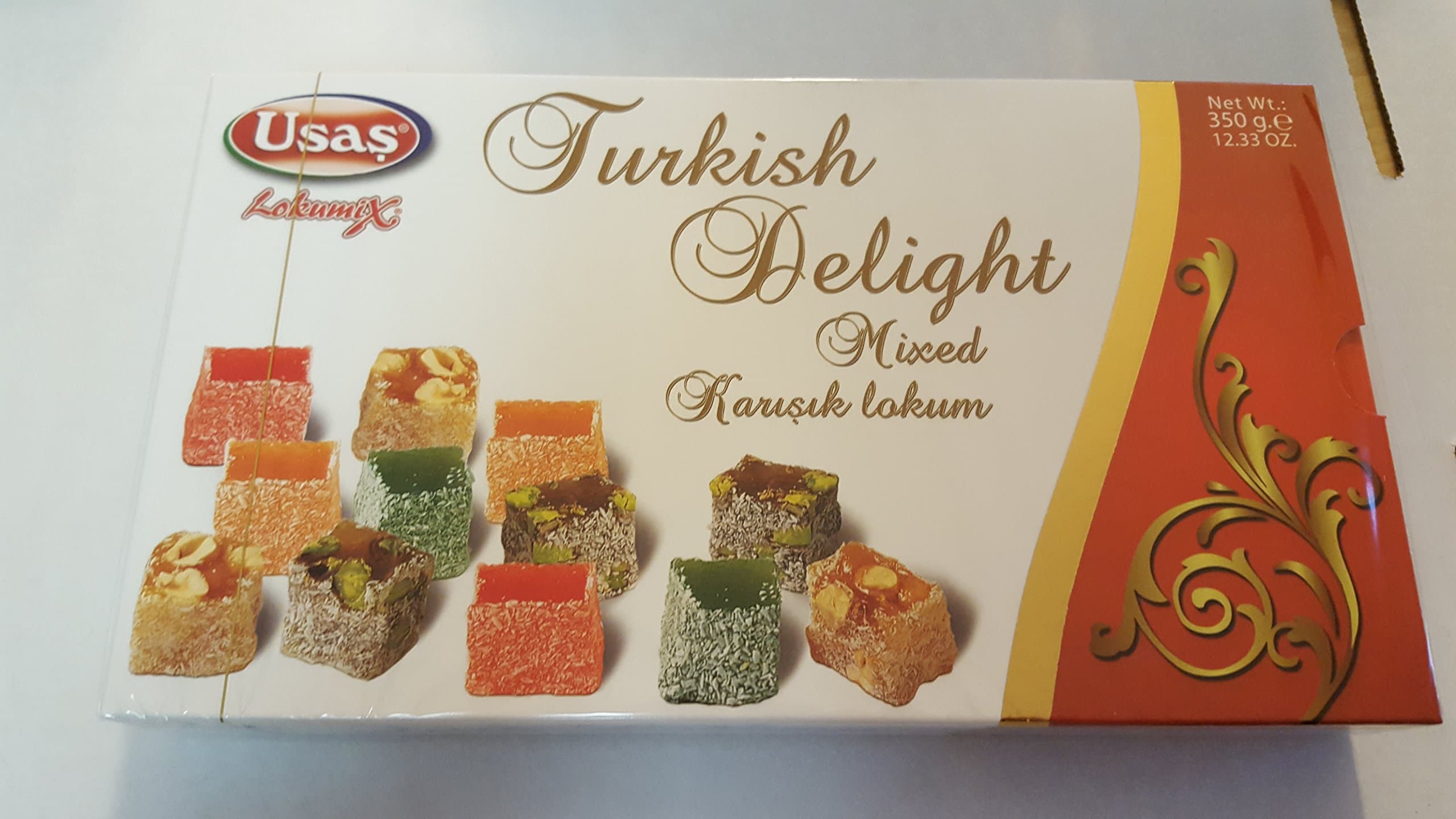Turkish Delight with Mixed Nuts Coconuts & Fruits