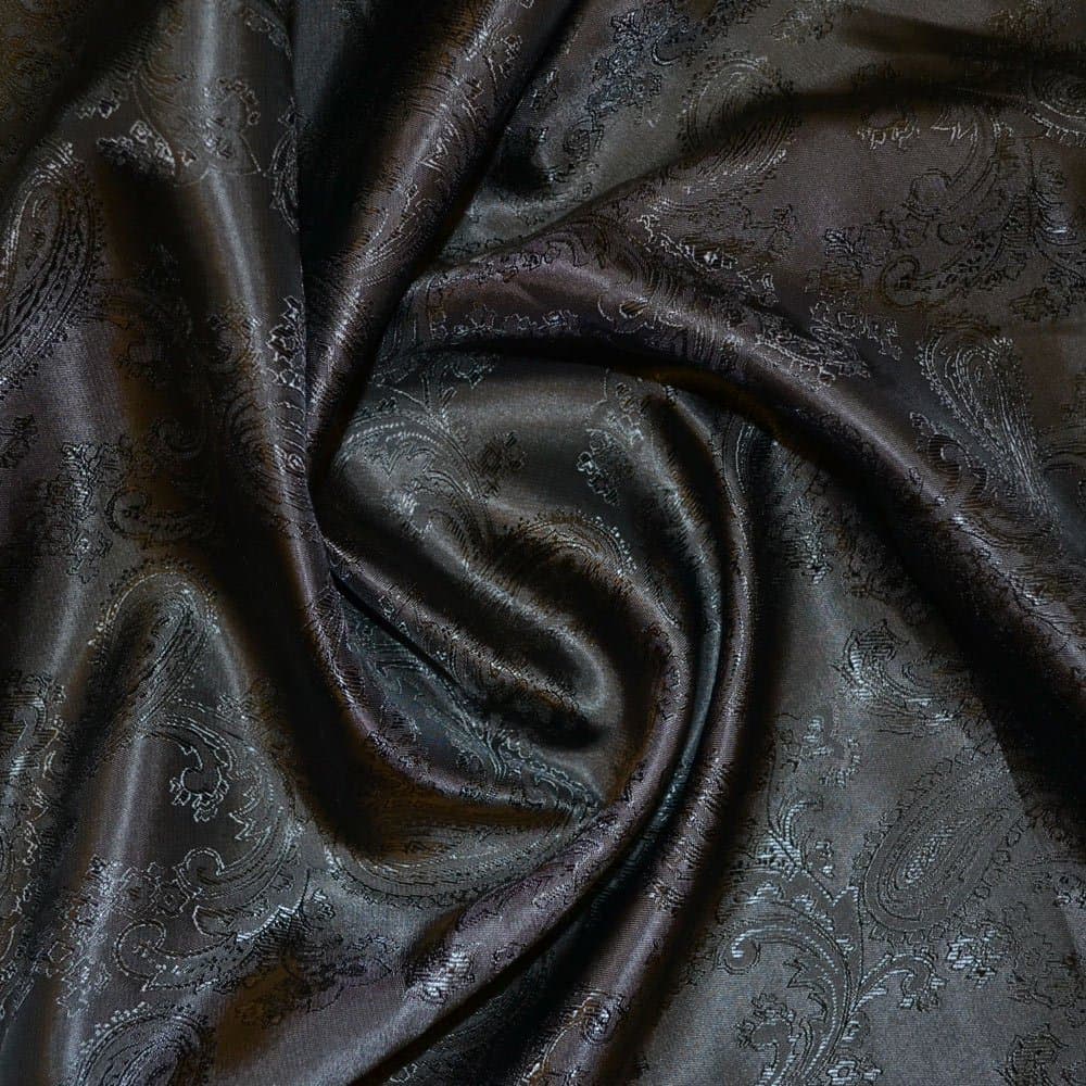 Black/Black Jacquard Lining Fabric C13 (C6340)