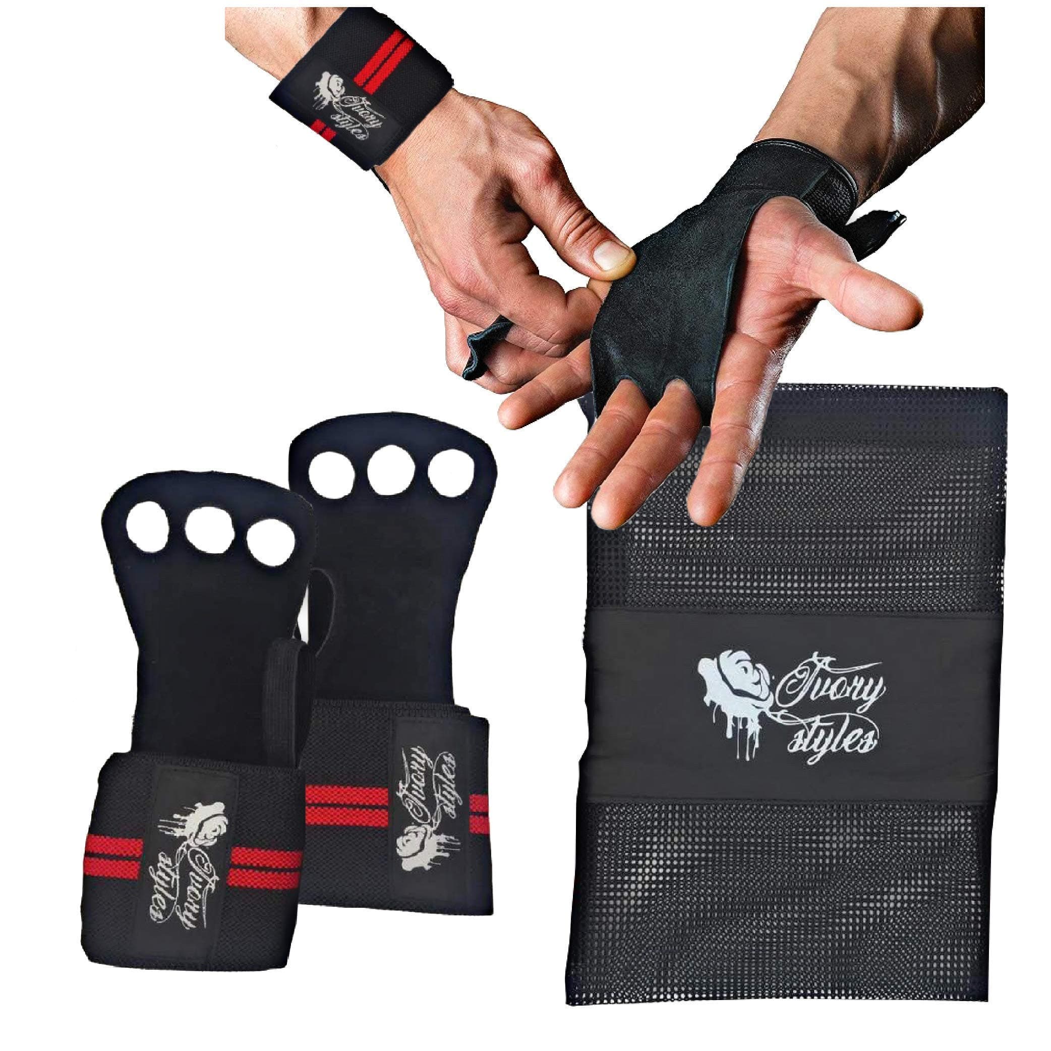 Ivory Styles Wrist Brace Compression Strap for Wrists– Comfortable & Adjustable Wrist Wraps Support – Blister & Calluses Avoiding Band– Men & Women Pain Relief Wrist Band – Perfect for Injury Rehab