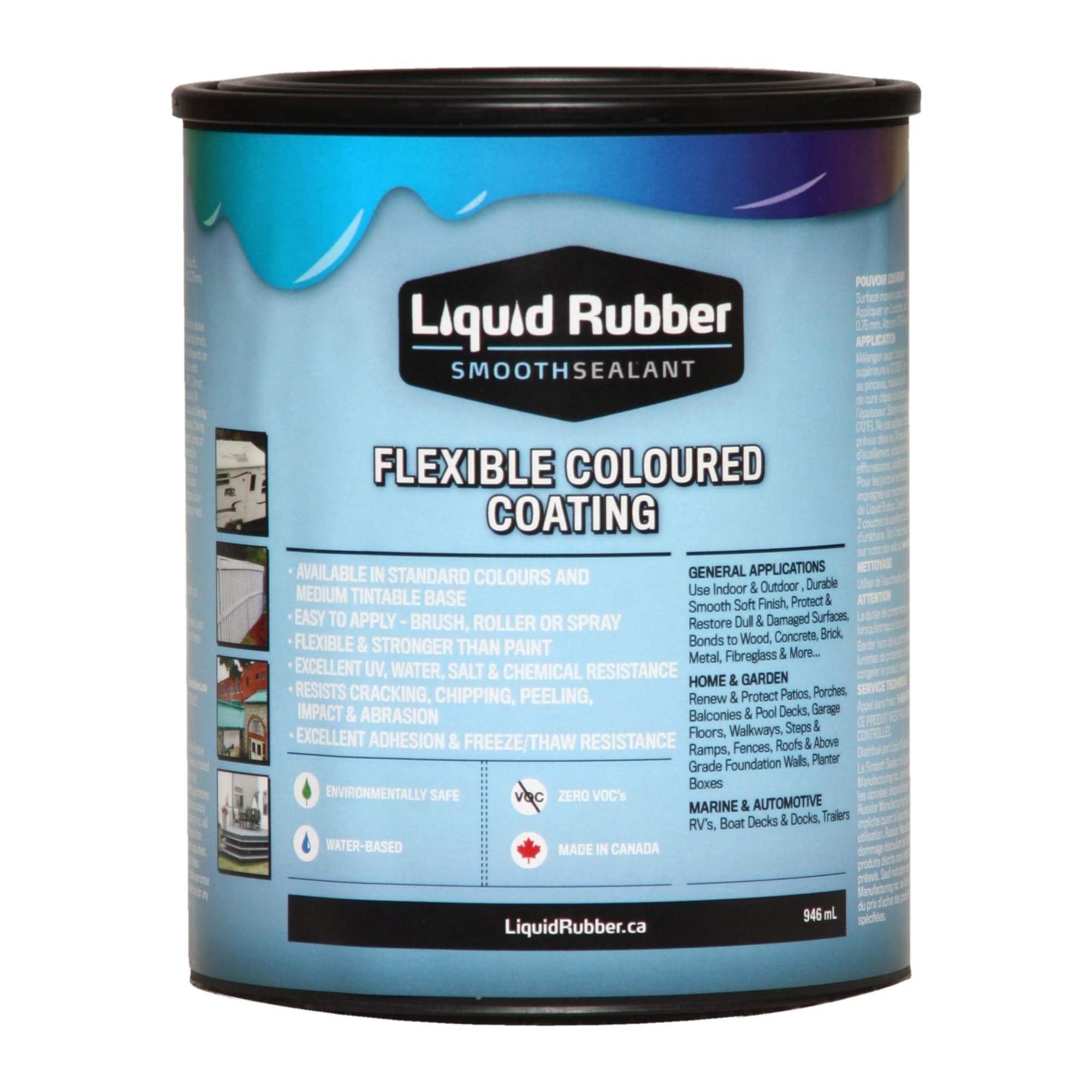Liquid Rubber Smooth Sealant - 1 Quart Can Tan