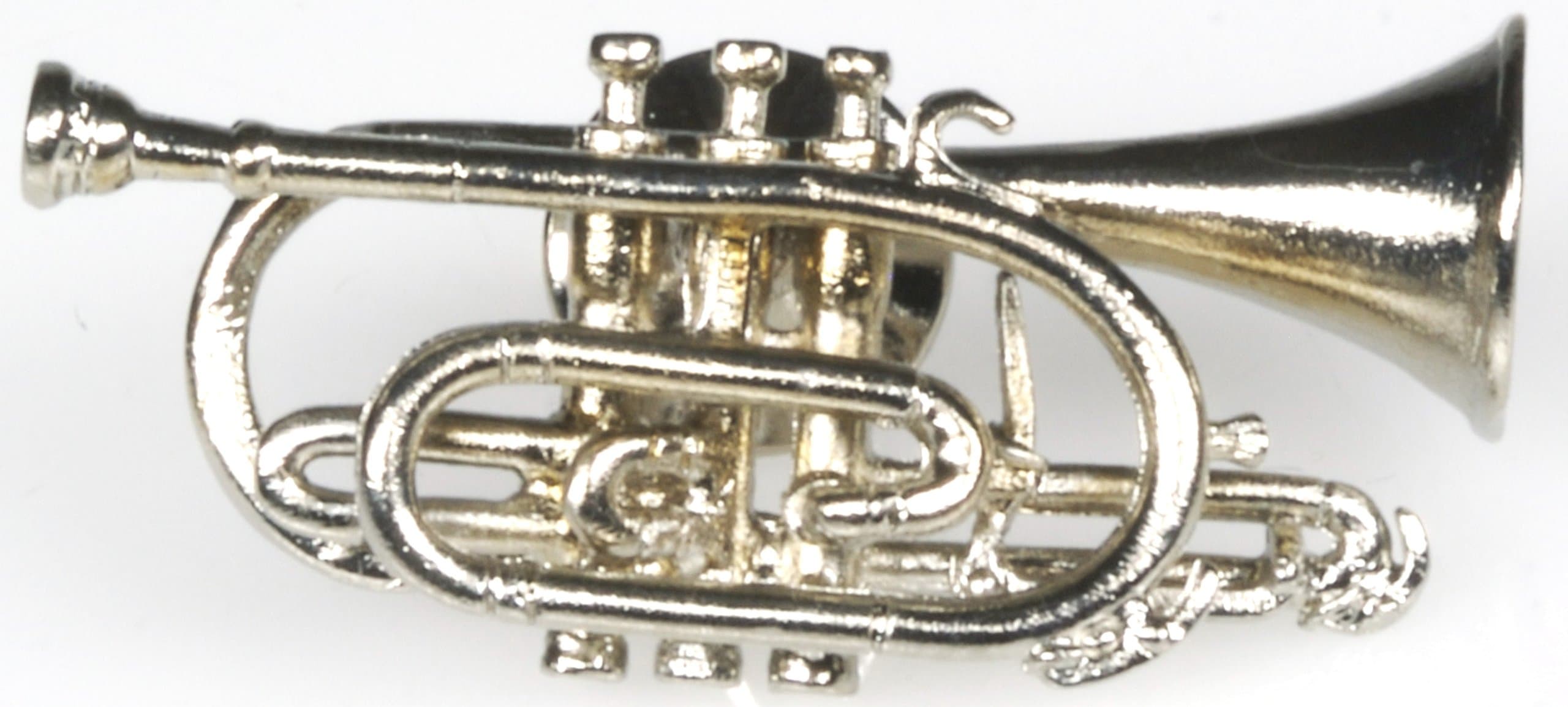 Harmony Jewelry Cornet Pin - Silver