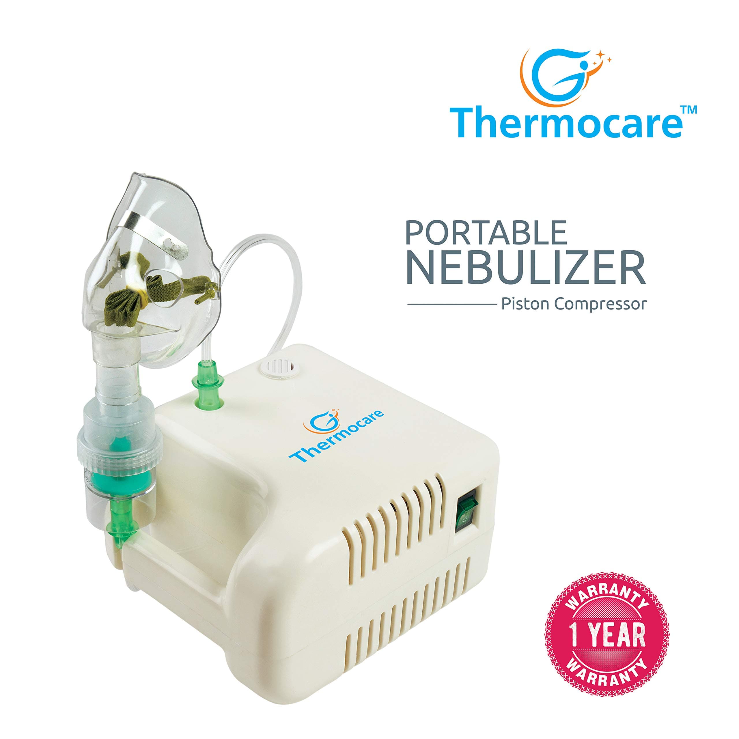 Thermoneb Portable Plastic Nebulizer (Tp-102Pn-, White)