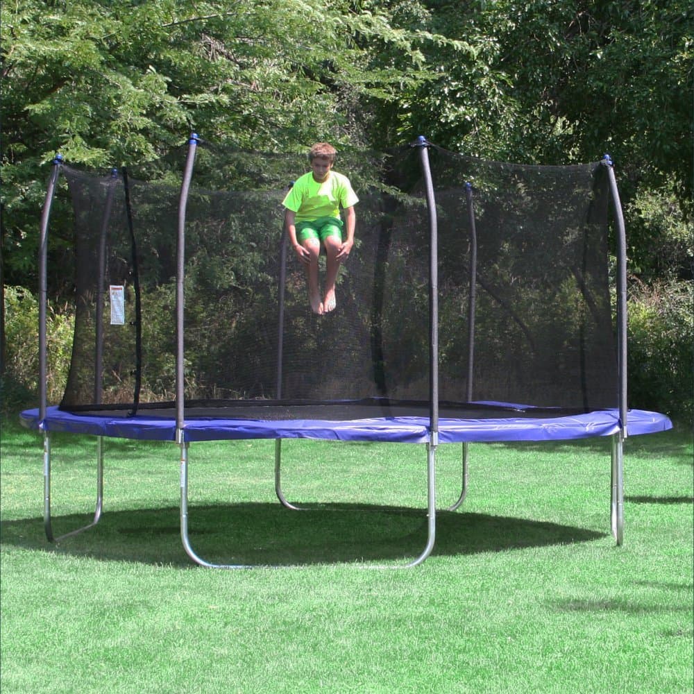13' Square Trampoline with Enclosure