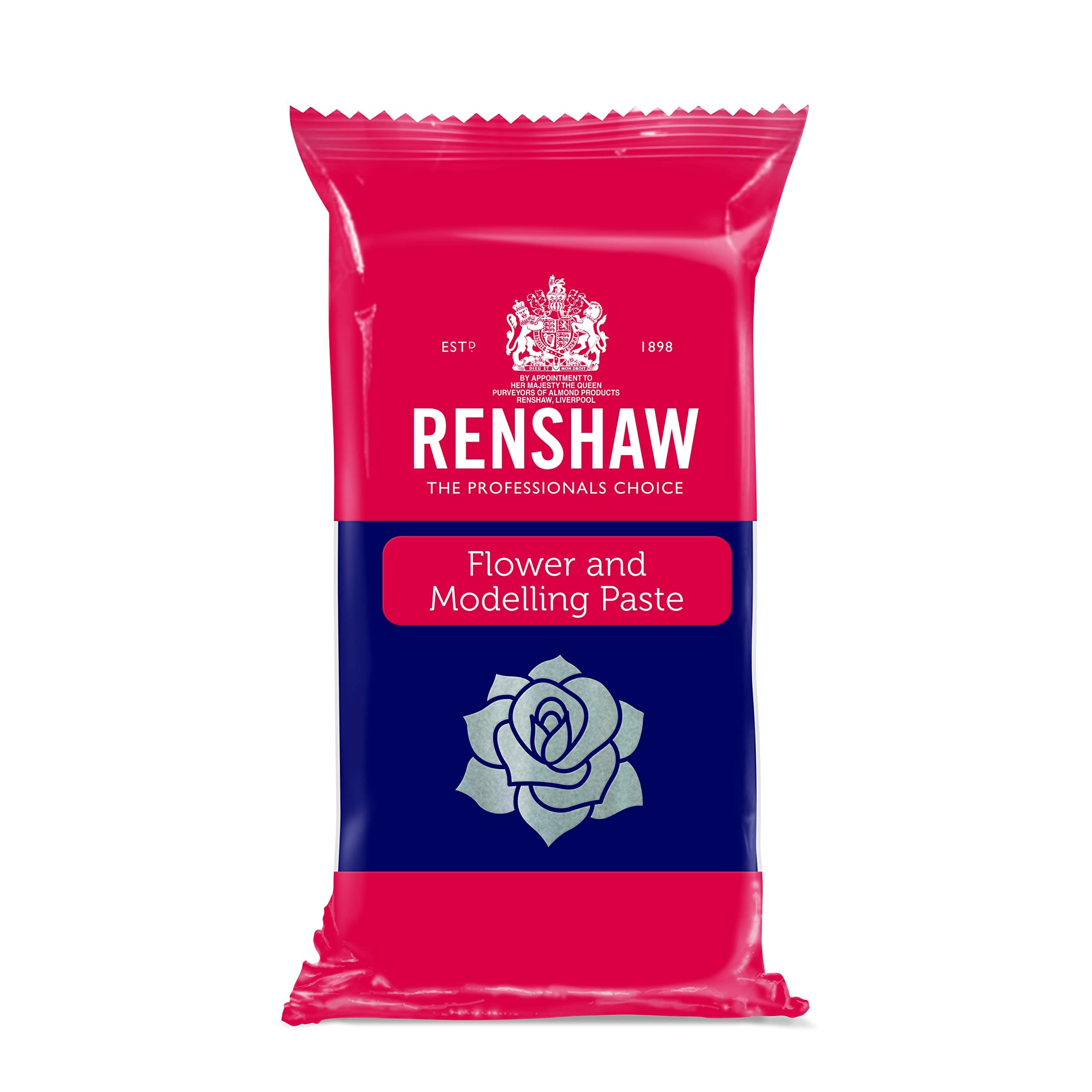 RenshawFlower & Modelling Paste, All Purpose Modelling Paste. Ideal for Cutters, Embossers, Moulds & Hand Moulding, Renshaw Modelling Paste - Forget-ME-NOT Blue 250g