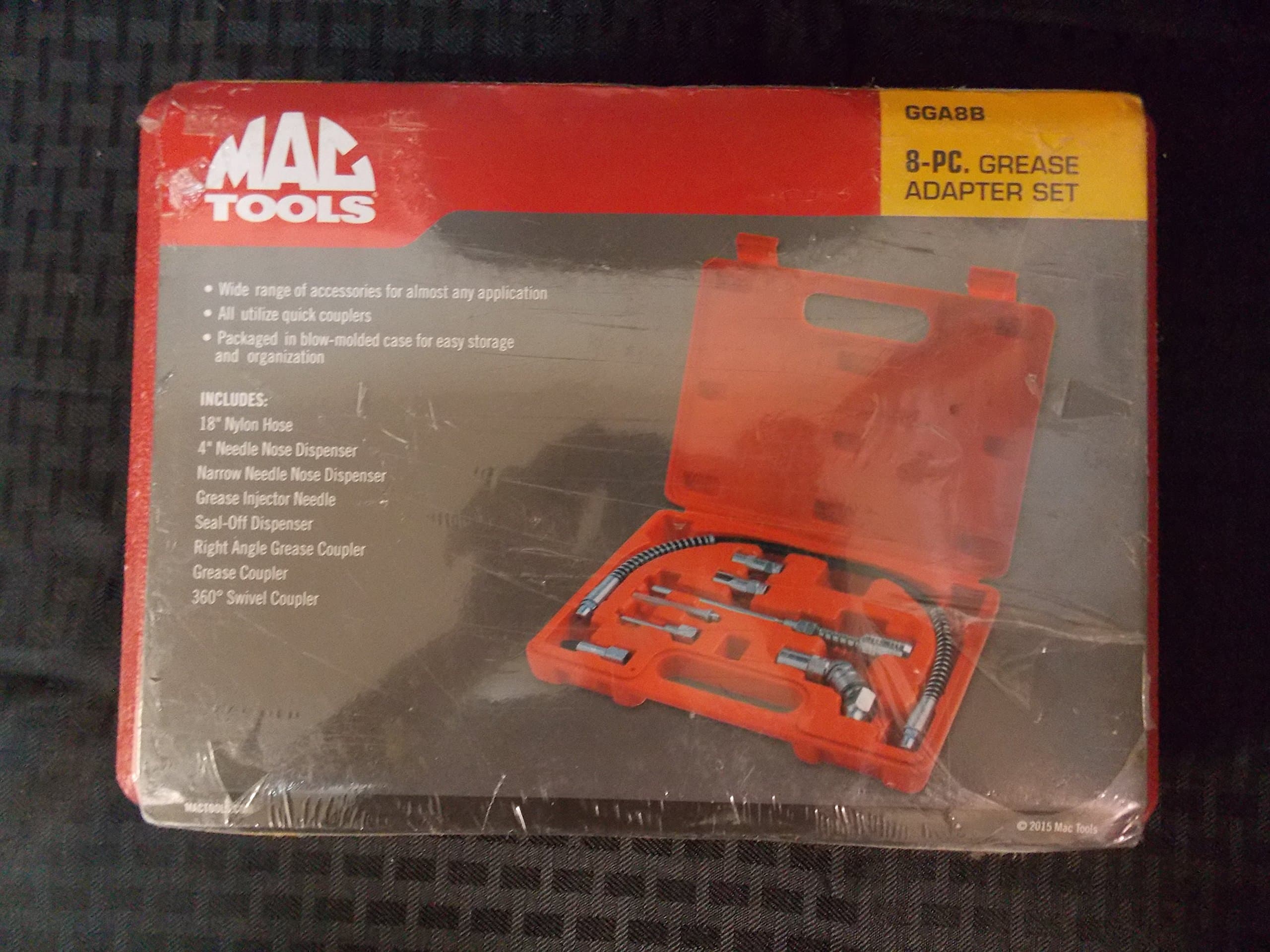 Mac Tools 8 Piece Grease Adapter Set, Part #GGA8B