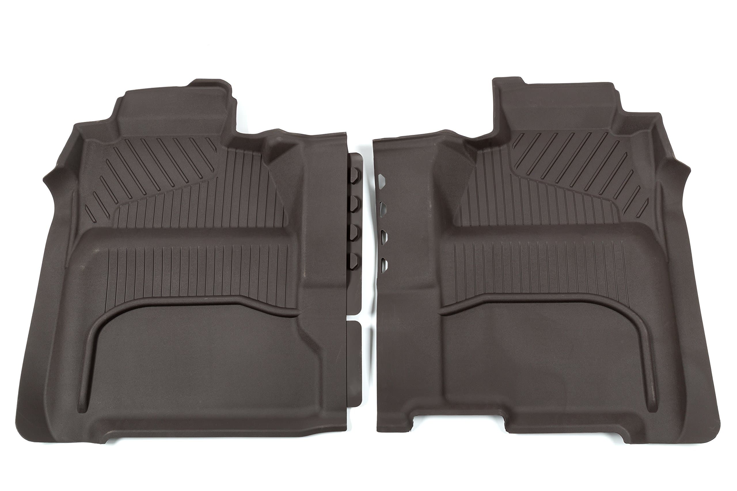 GM Accessories 23237403 Crew Cab Second-Row Interlocking Premium All-Weather Floor Liner in Cocoa