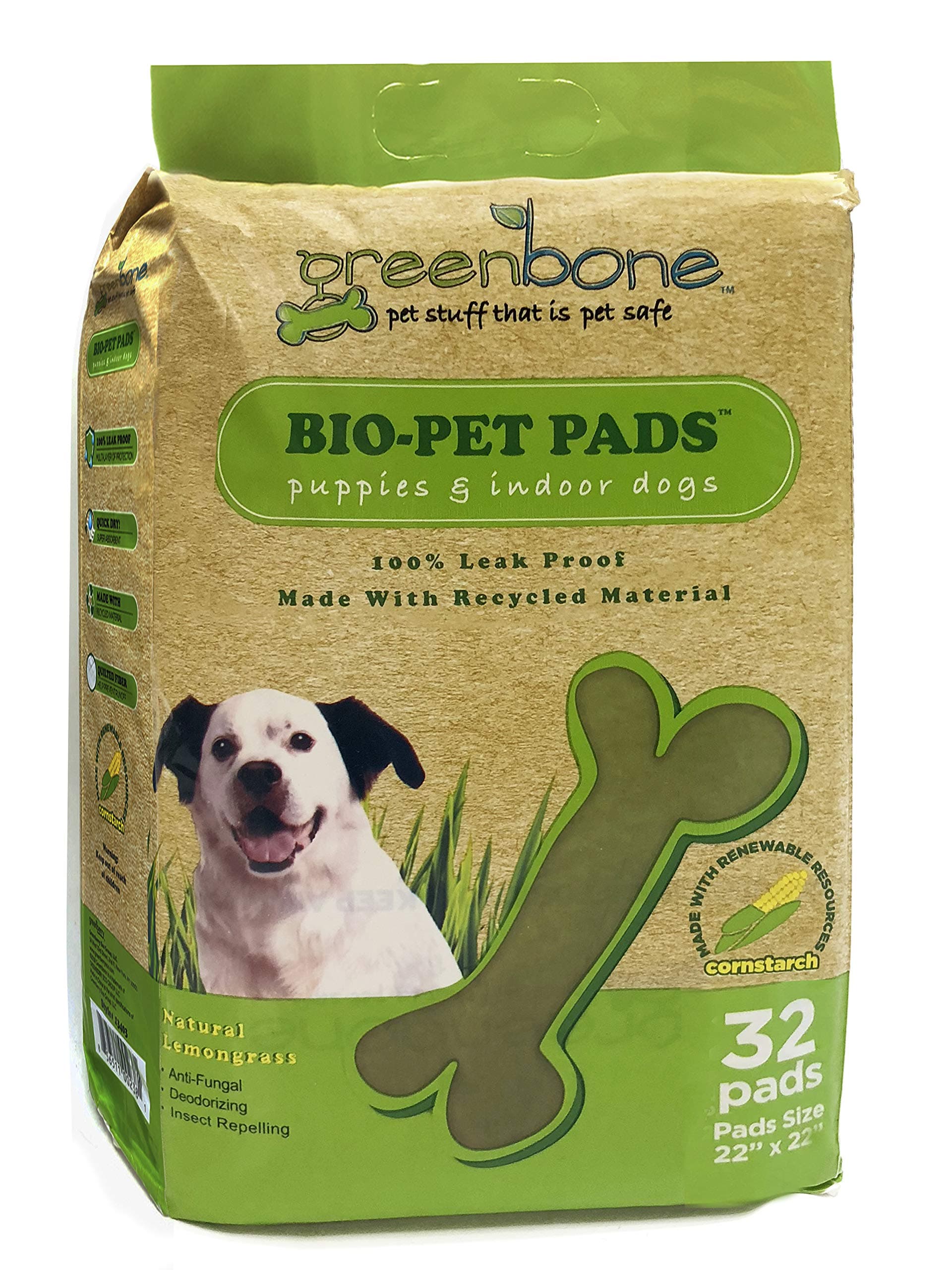 Greenbone 13404 32 Count Bio Pet Training Pads