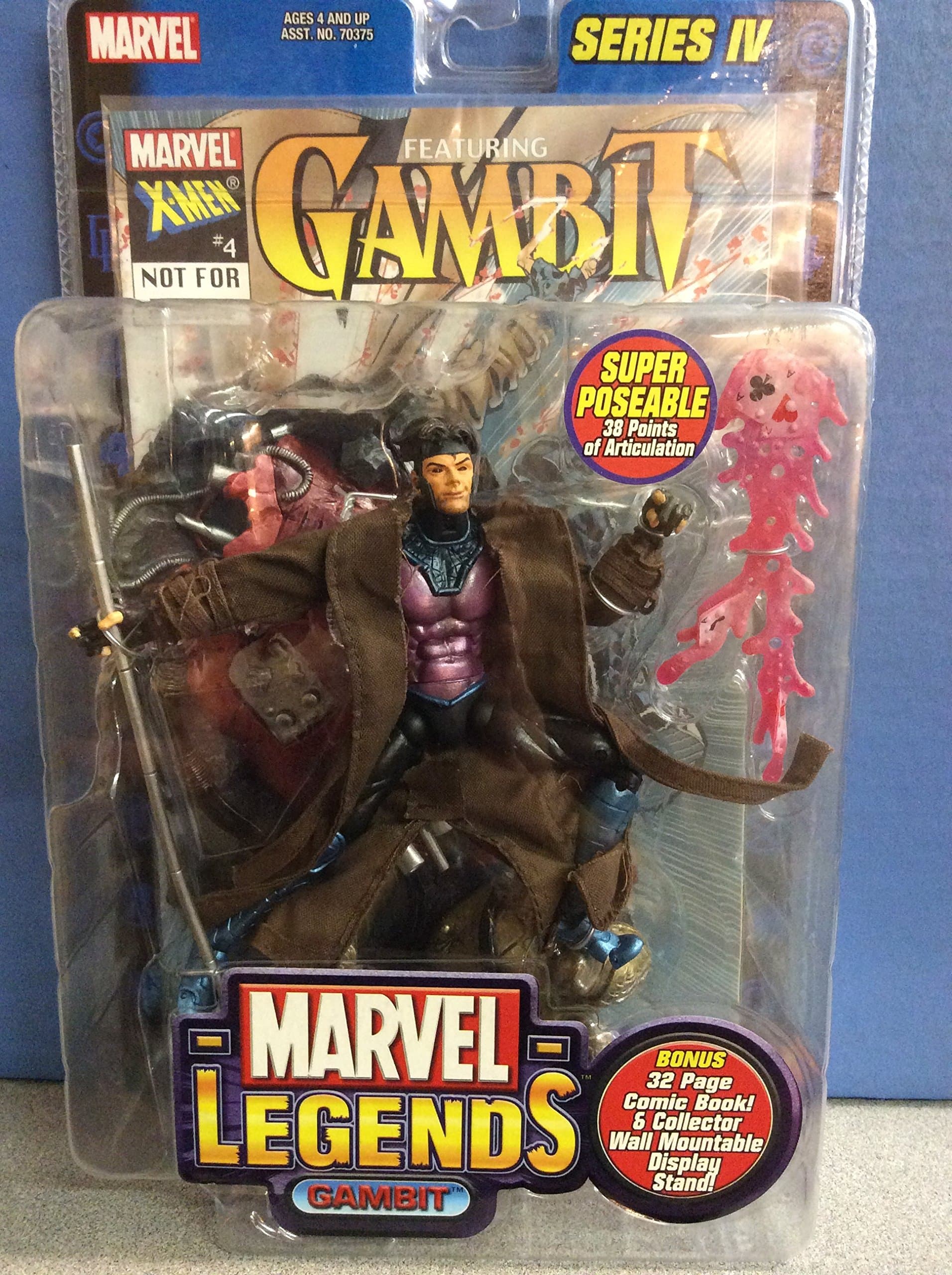 Marvel Legends Series 4 Action Figure Gambit
