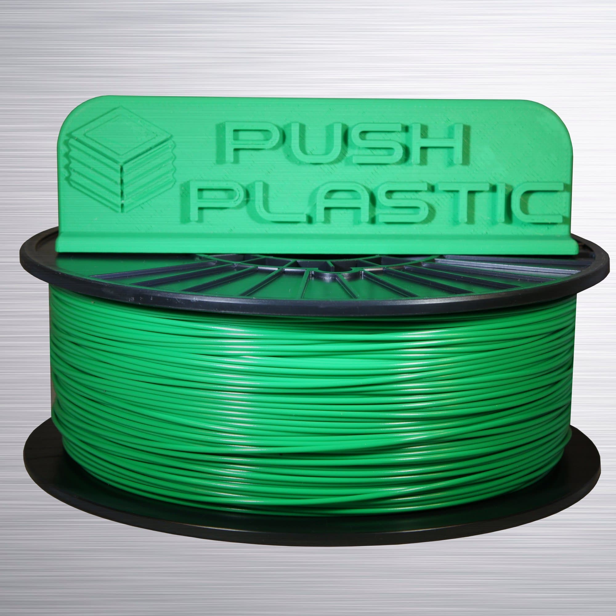 Push Plastic 2.85mm (3mm) Green PLA 3D printer filament 1kg (2.2 lbs)