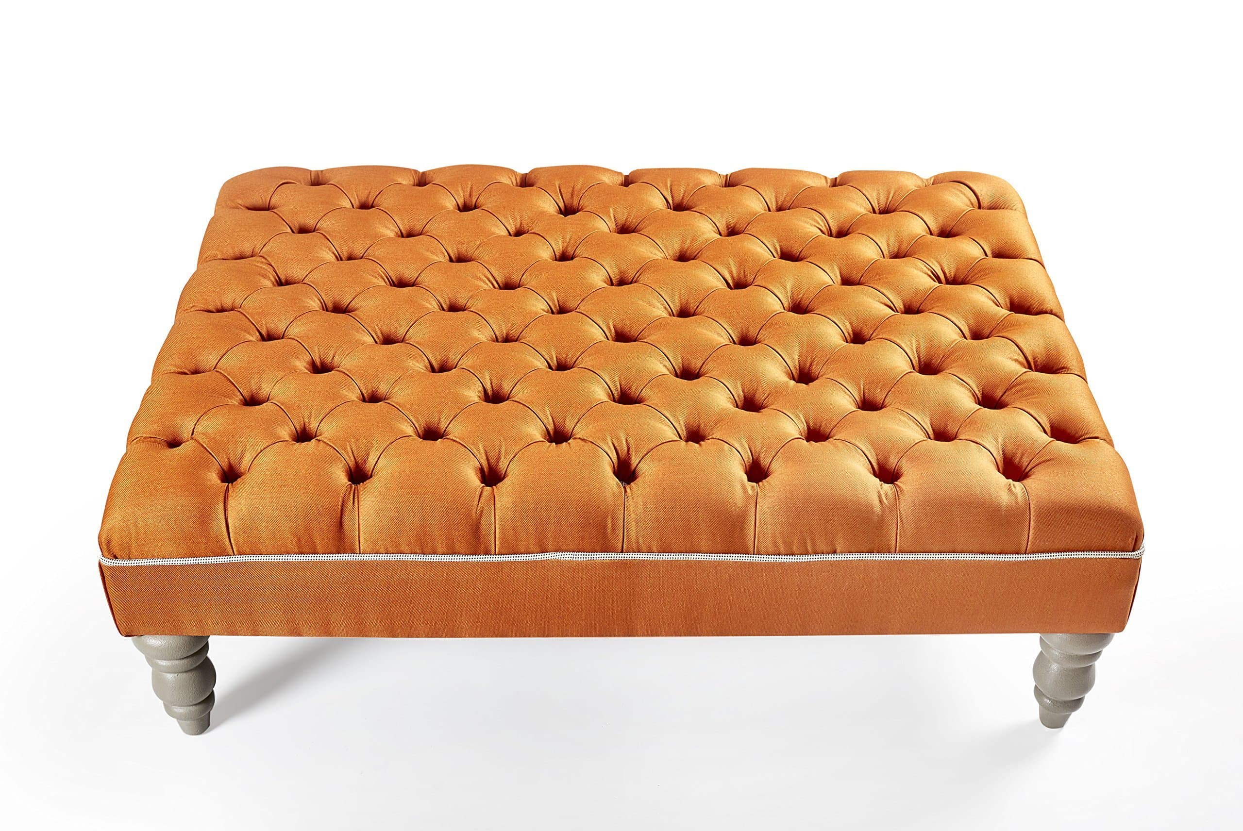 Deep Buttoned Footstool
