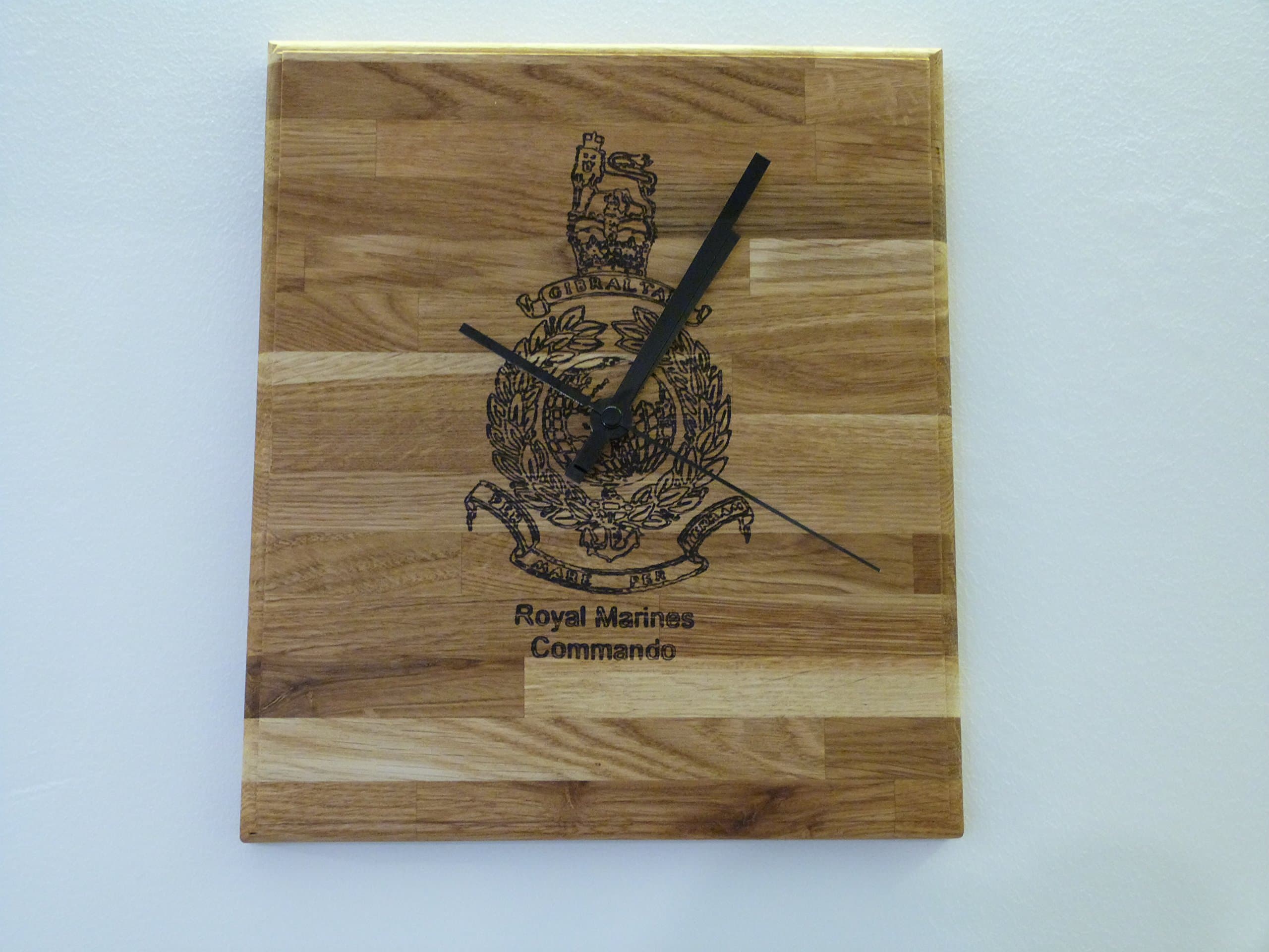 Royal Marines Commando clock by Artisan Craftworks