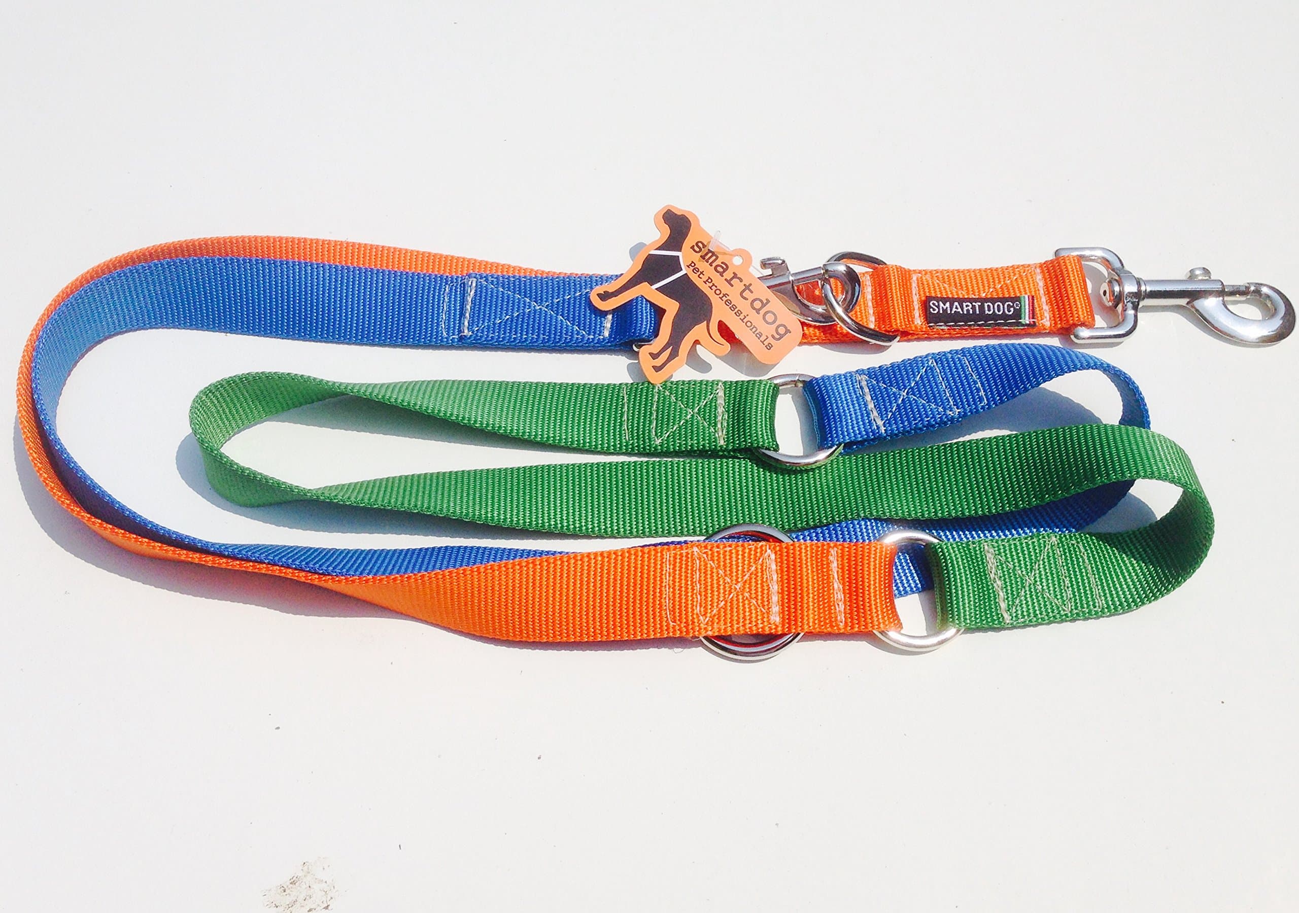 Smart Dog Training Lead 4 Rings, S, multi-colour