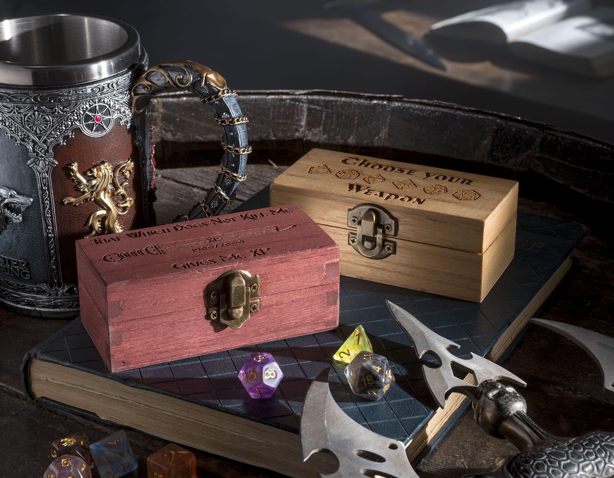 Mini Dice Box, rpg dice box, pathfinder dice, d&d dice, gaming box, rpg dice box, gamer gift, dice box gift, geek gift, wooden box gift