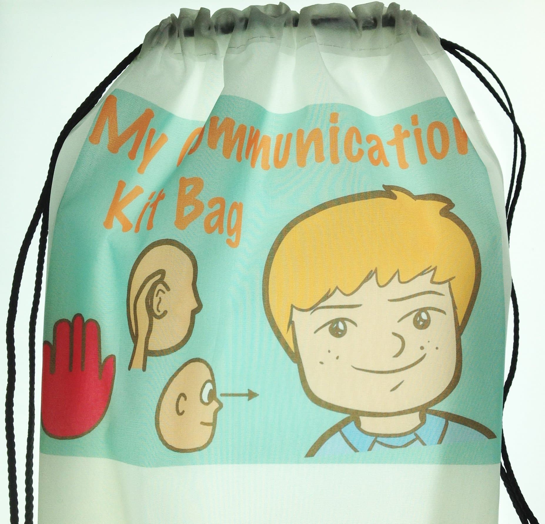 BSL for Kids My Communication Kit Drawstring Rucksack Visual Aid Resource (Autism / AAC / ASD / SEN)