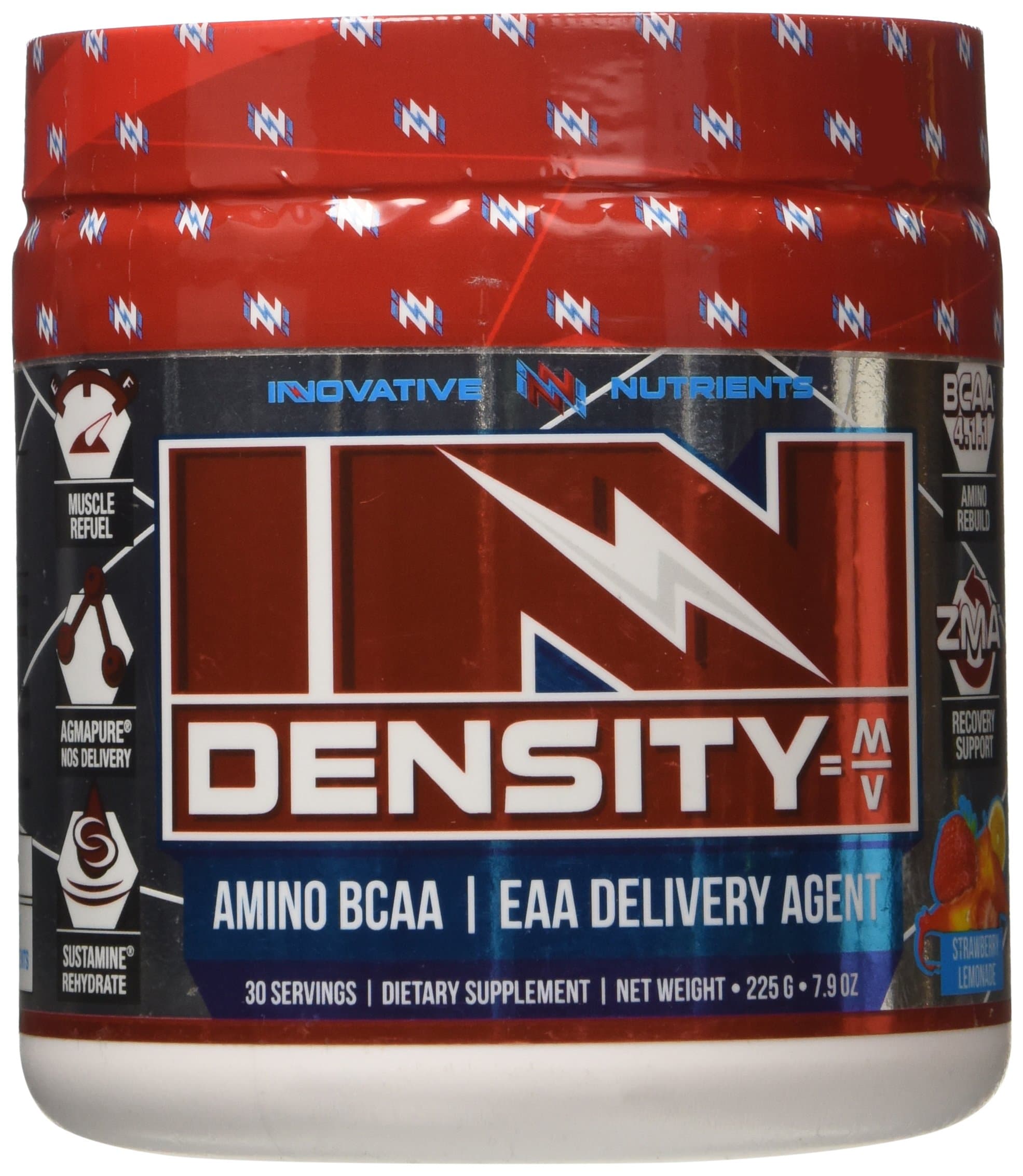 Innovative Nutrients Inndensity Amino Delivery BCAA-EAA Blend, 225 Gram